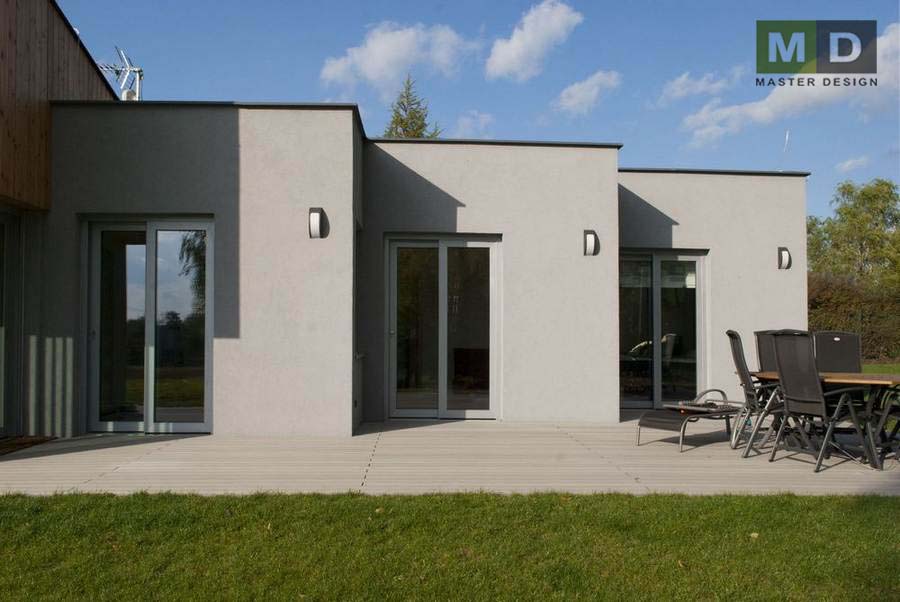 Vizualizace 10 - Realizace - Přízemní nízkoenergetický bungalov Ostrava Radvanice