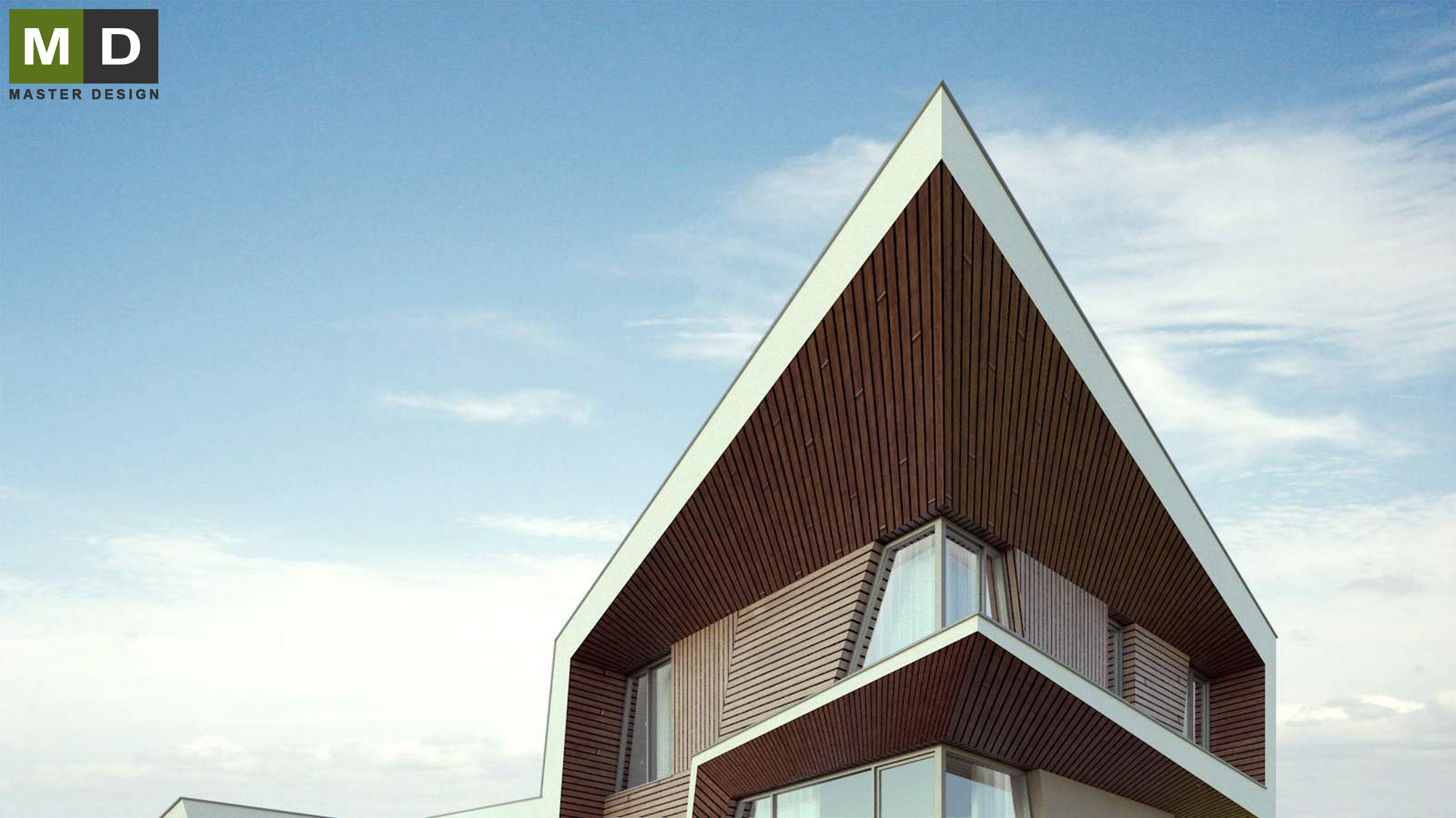Vizualizace 3 - Nízkoenergetický dvoupatrový dům s výrazným stíněním - Beroun Vizualizace 3 - Nízkoenergetický dvoupatrový dům s výrazným stíněním - Beroun