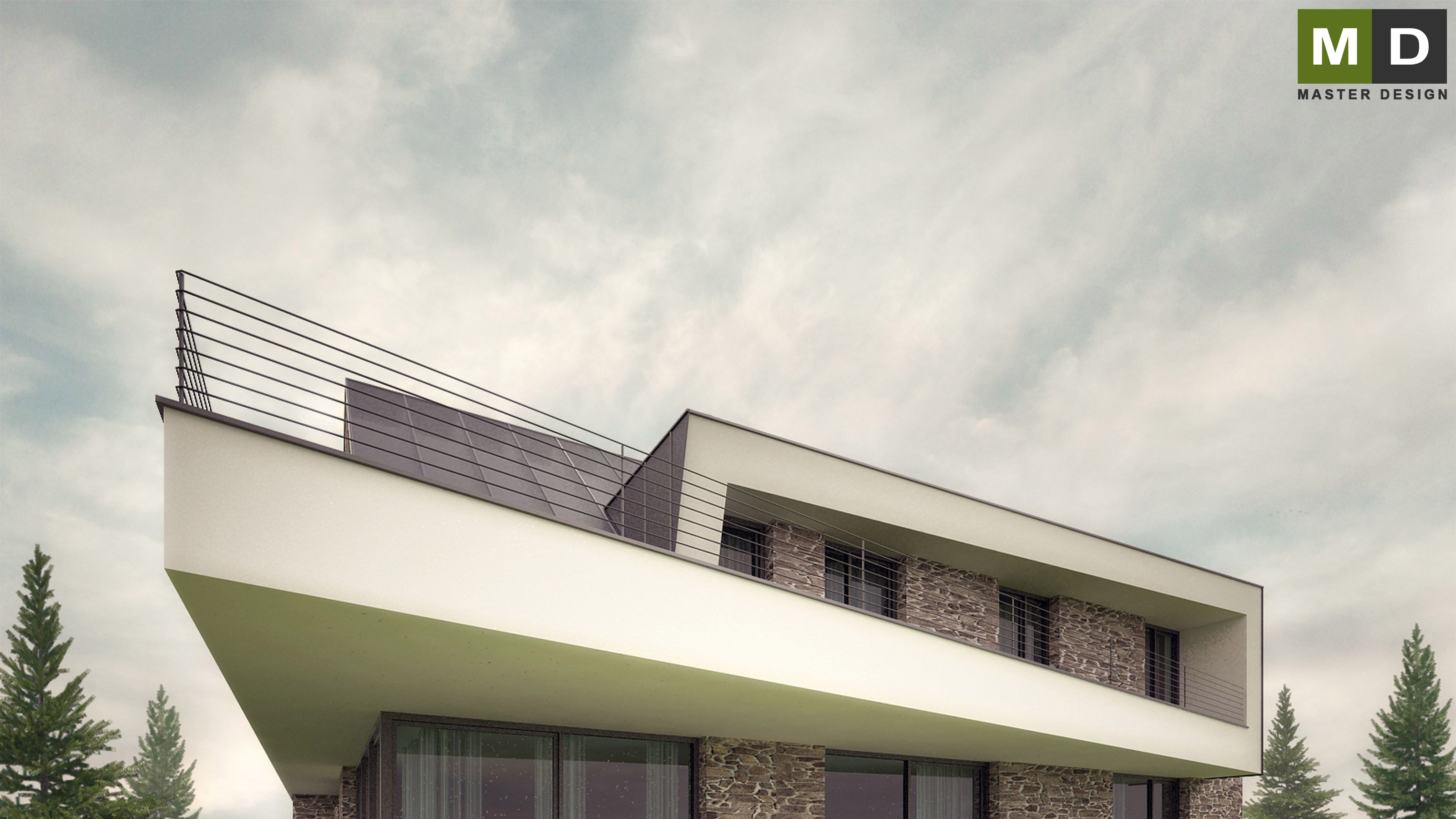 Vizualizace 4 - Luxusní nízkoenergetický dům v podhorském prostředí - Bocanovice Vizualizace 4 - Luxusní nízkoenergetický dům v podhorském prostředí - Bocanovice