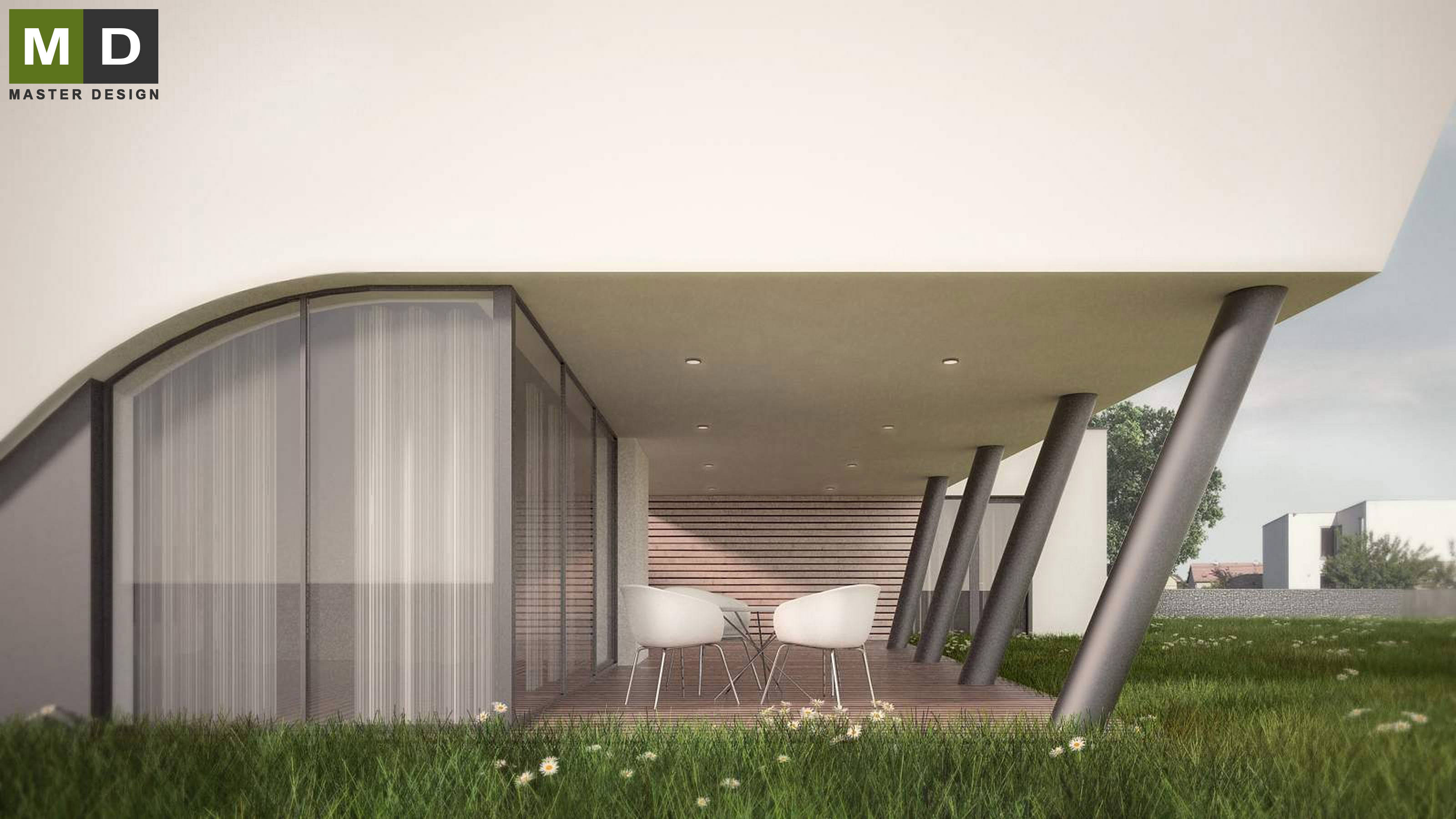 Vizualizace 5 - Luxusní atriový dům s elegantními křivkami - Stará Bělá v Ostravě Vizualizace 5 - Luxusní atriový dům s elegantními křivkami - Stará Bělá v Ostravě