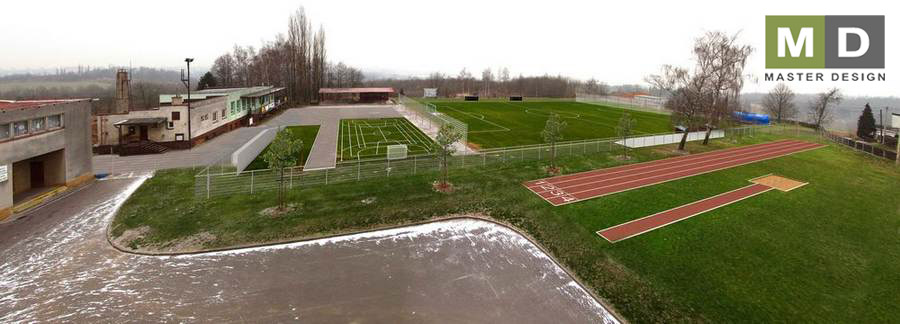 Vizualizace 2 - Sportovní areál - Ostrava Hošťálkovice Vizualizace 2 - Sportovní areál - Ostrava Hošťálkovice