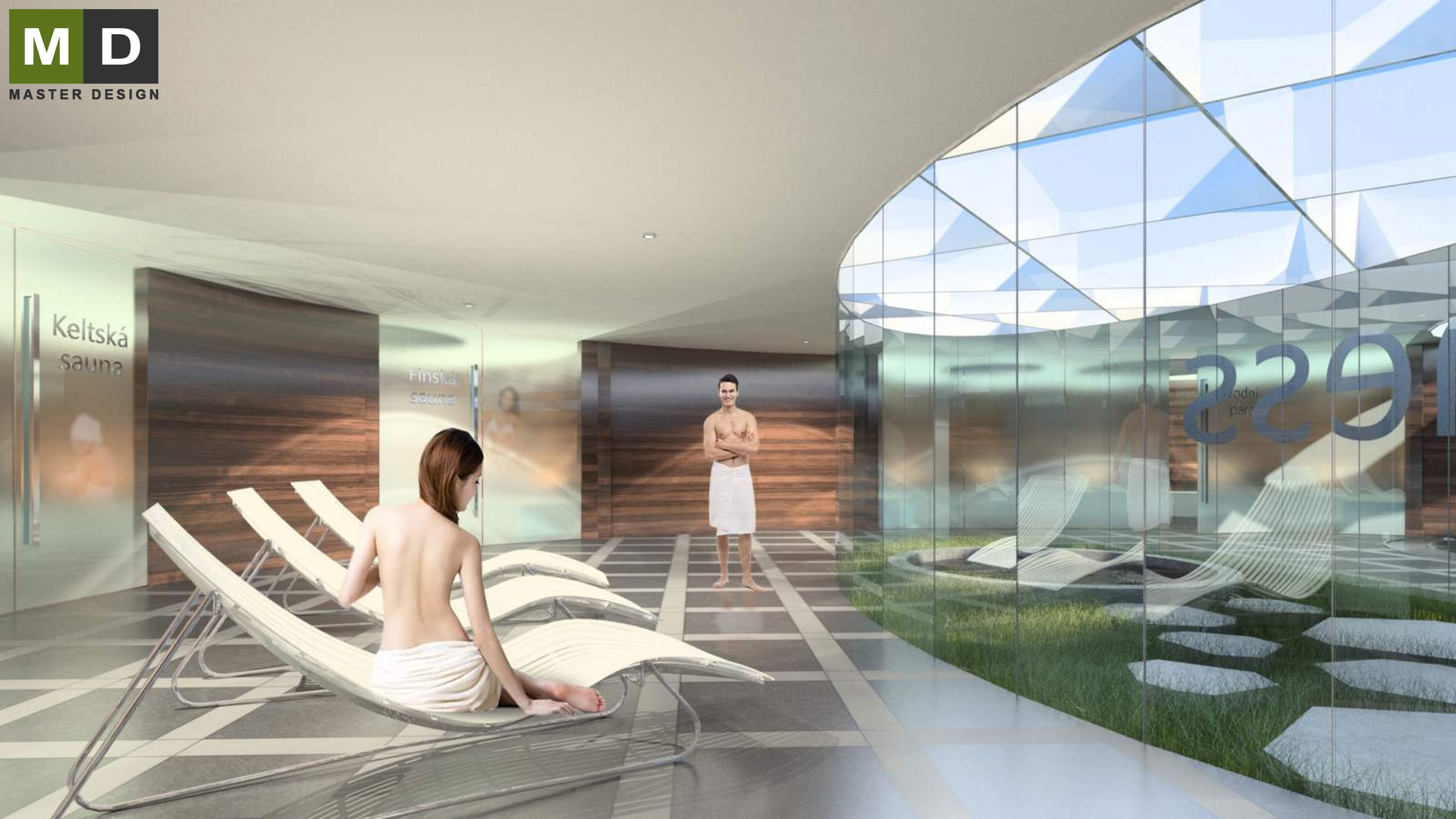 Vizualizace 1 - Wellness centrum - Brno Vizualizace 1 - Wellness centrum - Brno