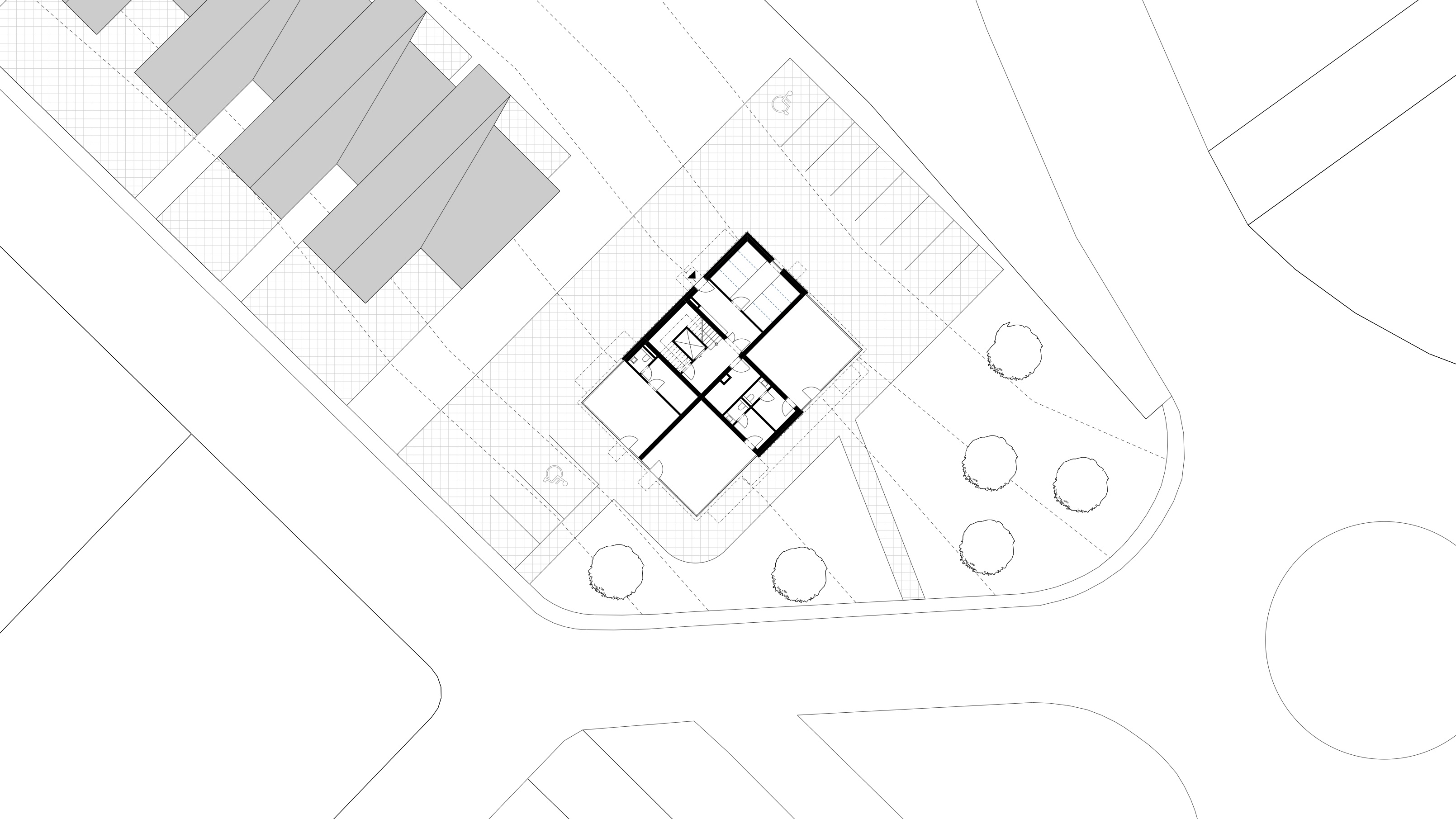 Housing development with terraced houses with wooden facades - Mladá Boleslav - Vizualizace 3