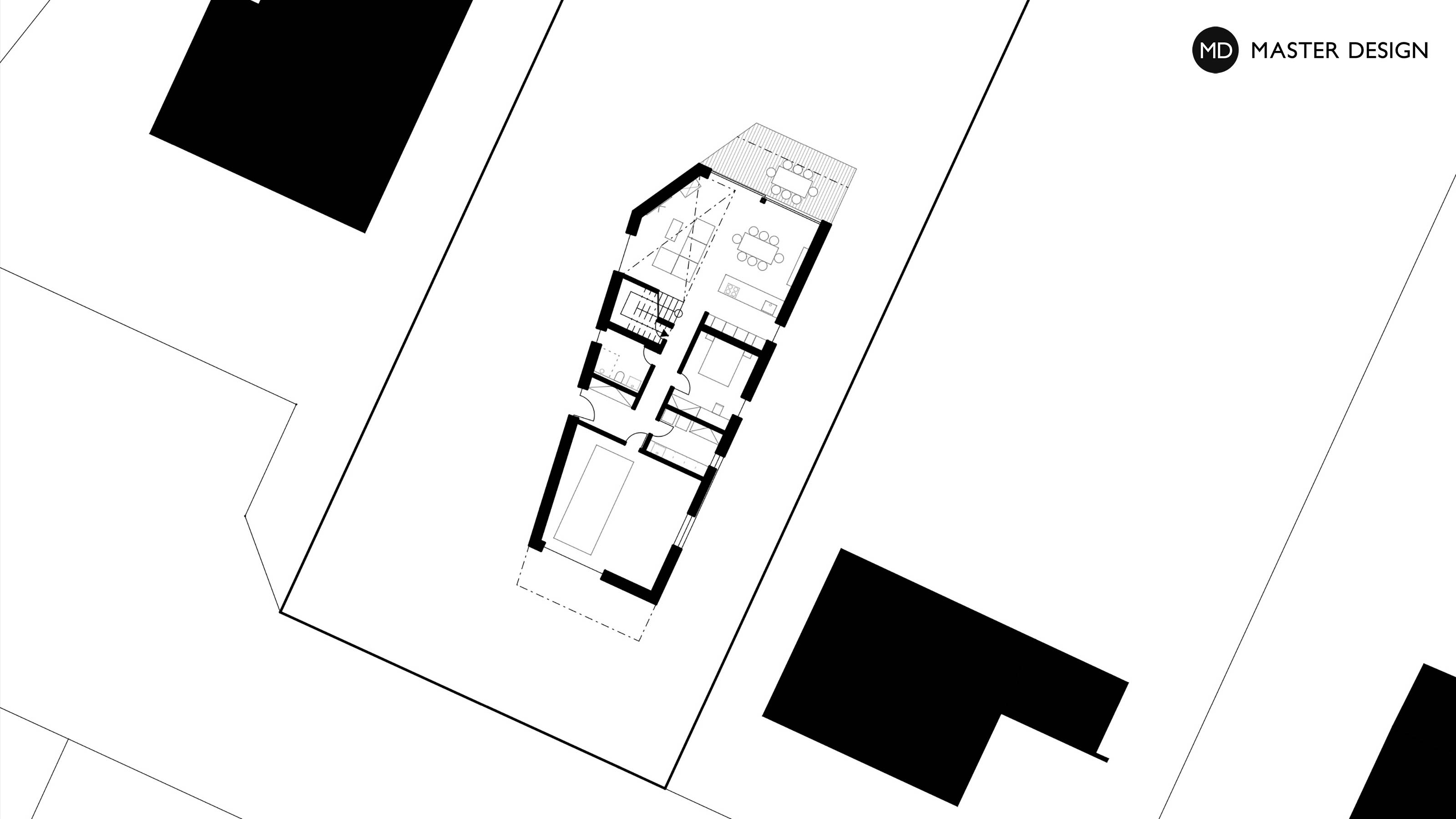 House Like a Cable Car Station in Wooden Cladding – Trutnov - Vizualizace 4
