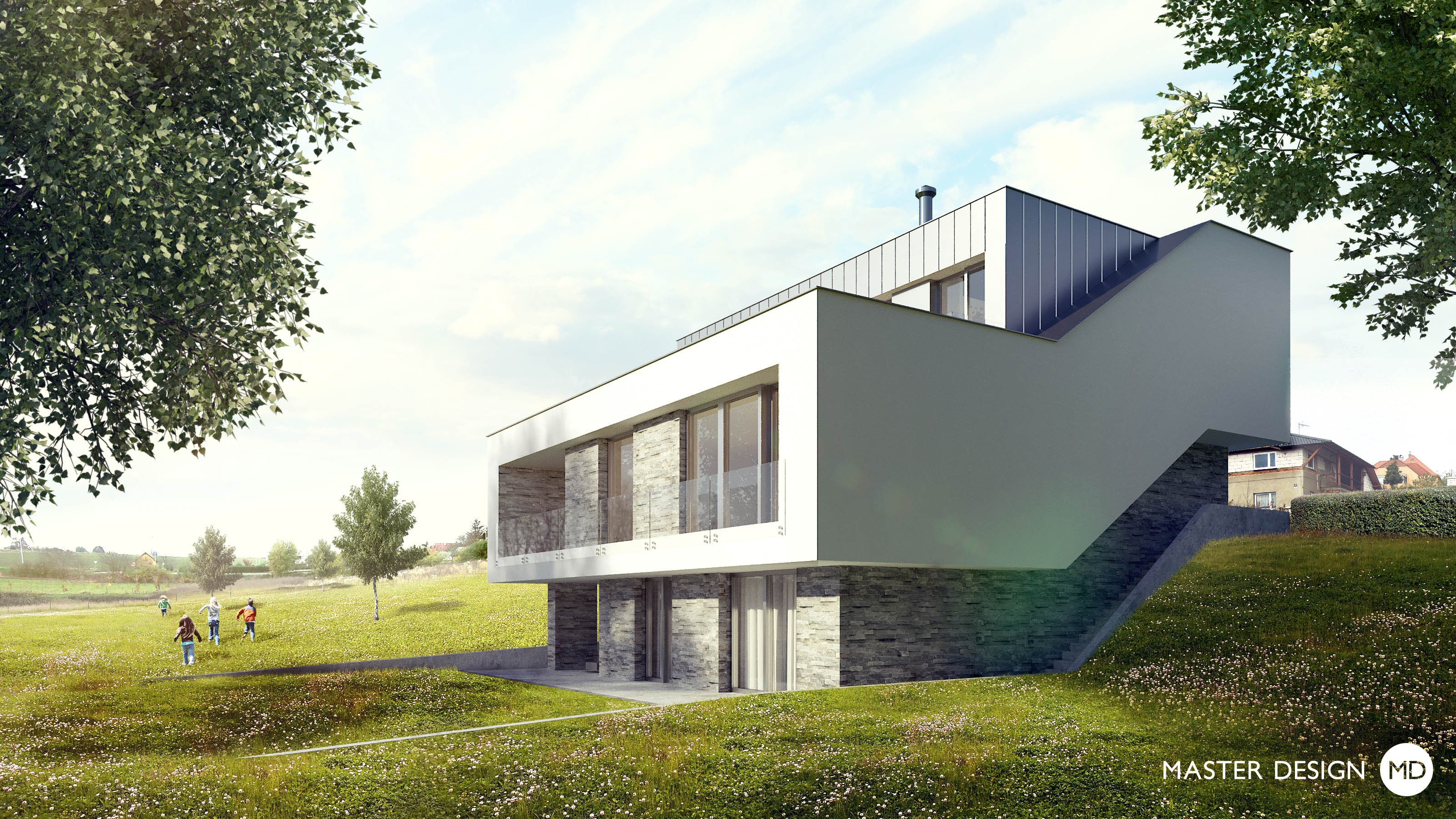 Family house - Praha Slivenec - Vizualizace 1