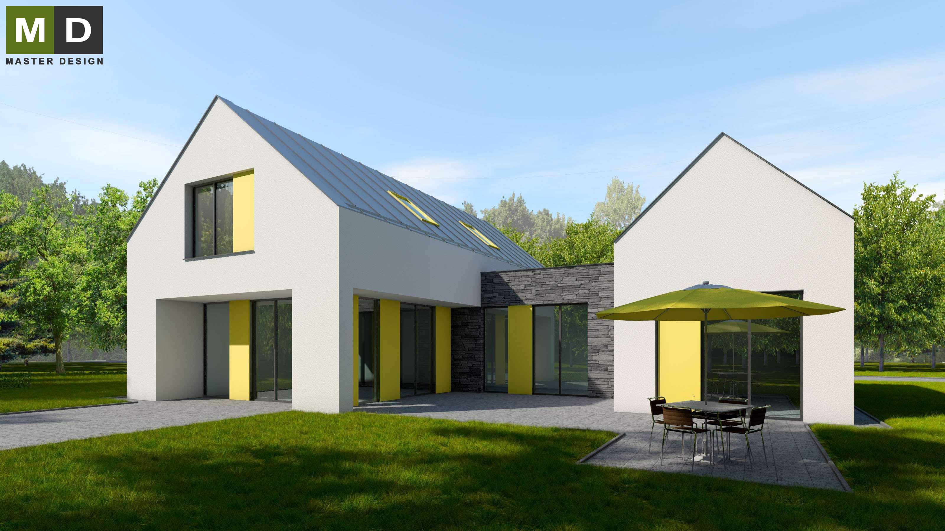 Luxury two-storey house in the CHKO - Trojanovice - Vizualizace 1