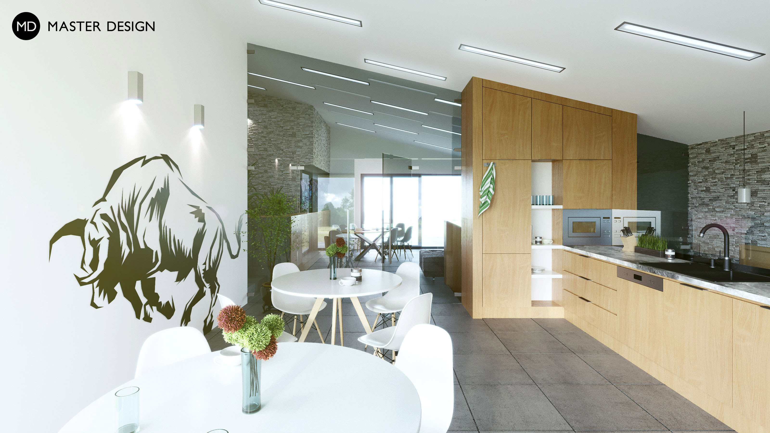 Office building interior - Olešná - Vizualizace 1