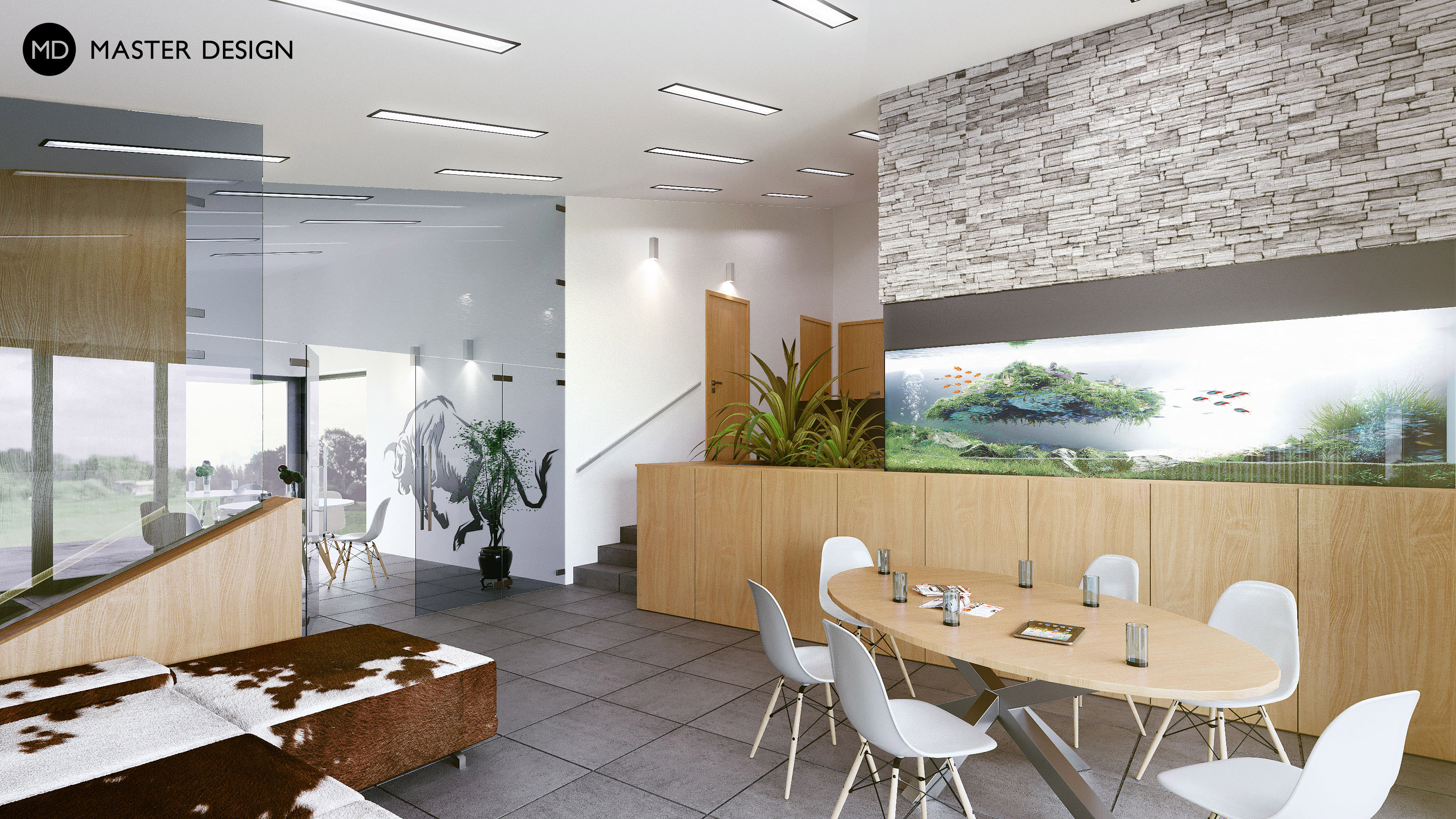 Office building interior - Olešná - Vizualizace 2