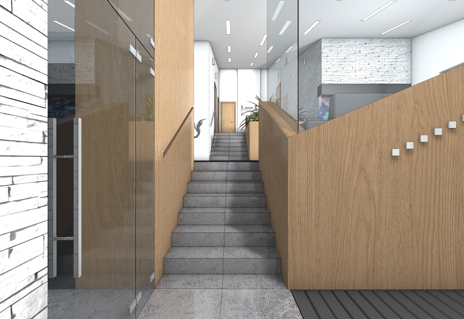 Office building interior - Olešná - Vizualizace 4