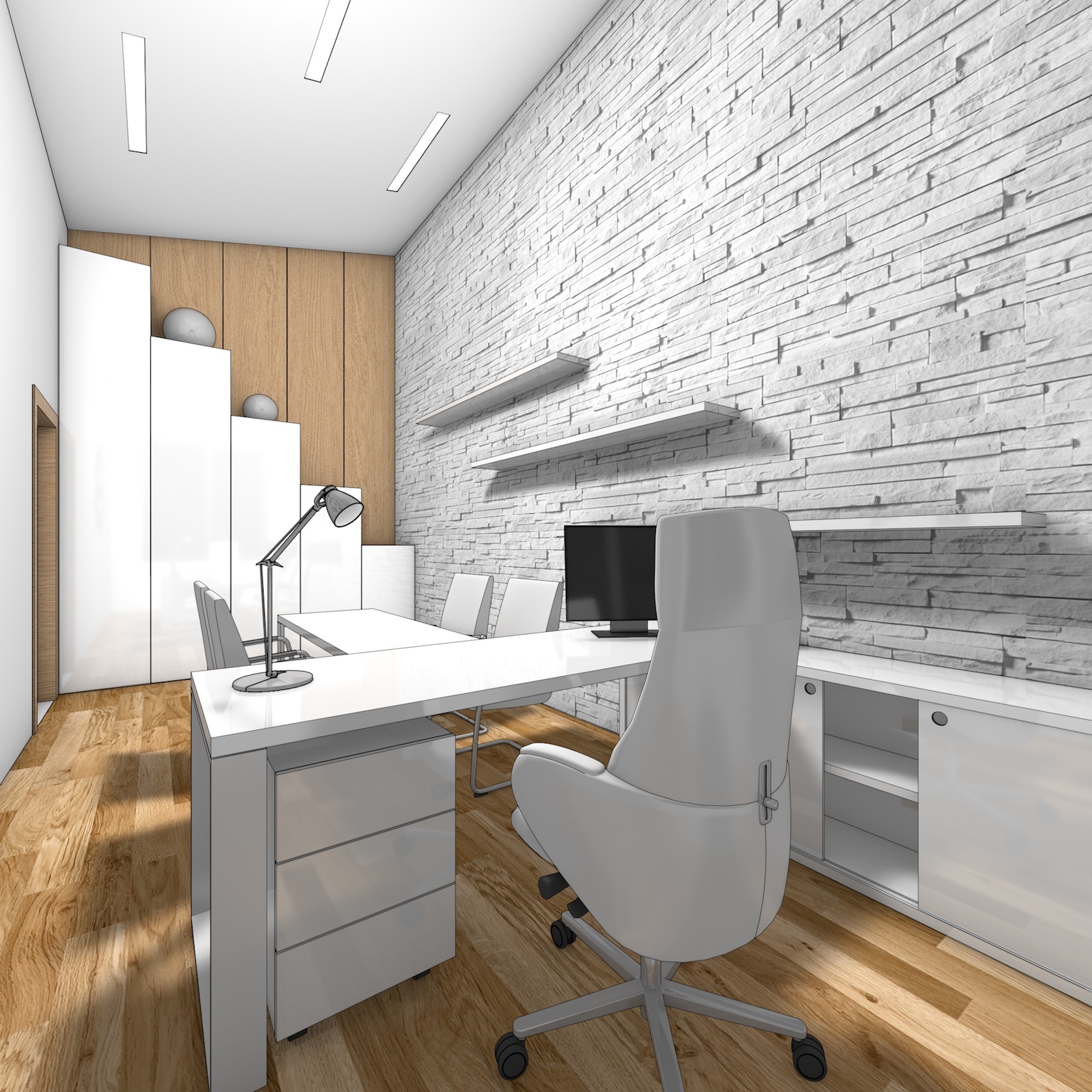 Office building interior - Olešná - Vizualizace 5