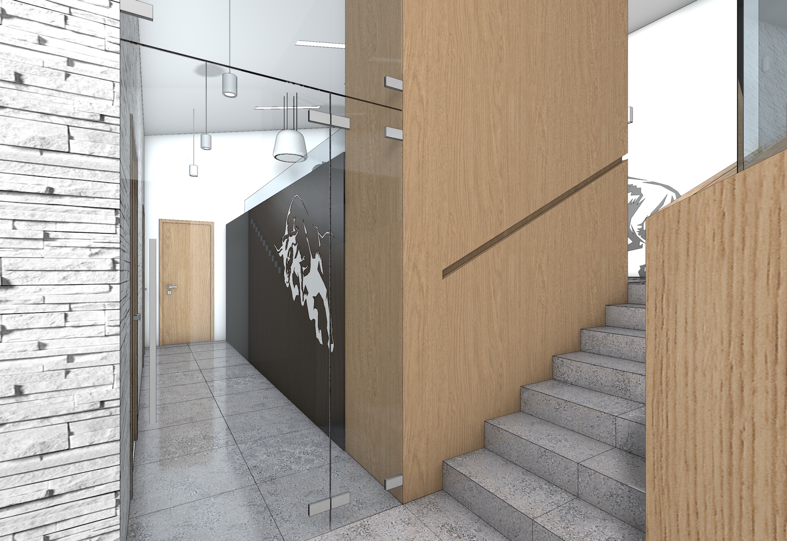 Office building interior - Olešná - Vizualizace 7