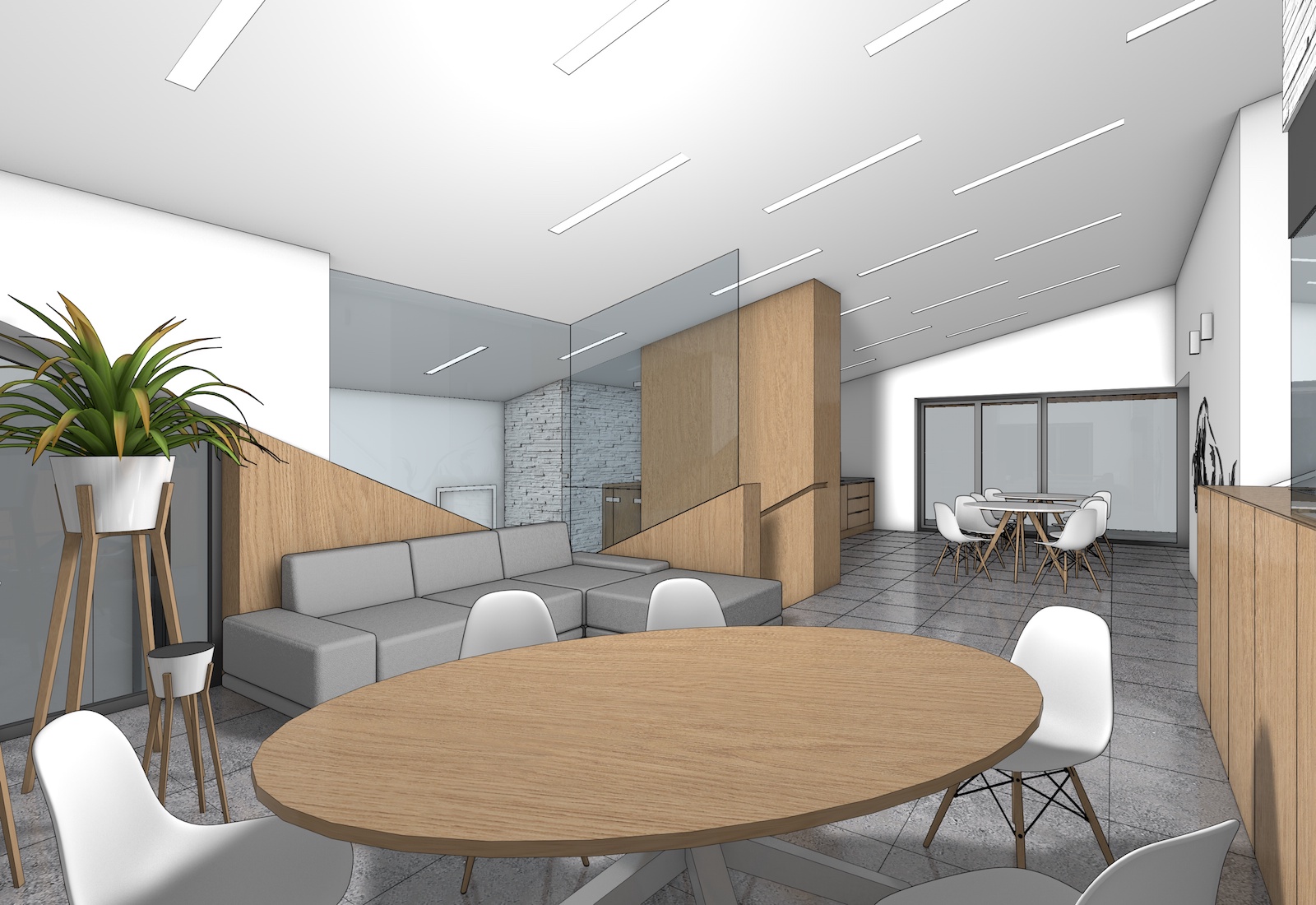 Office building interior - Olešná - Vizualizace 9