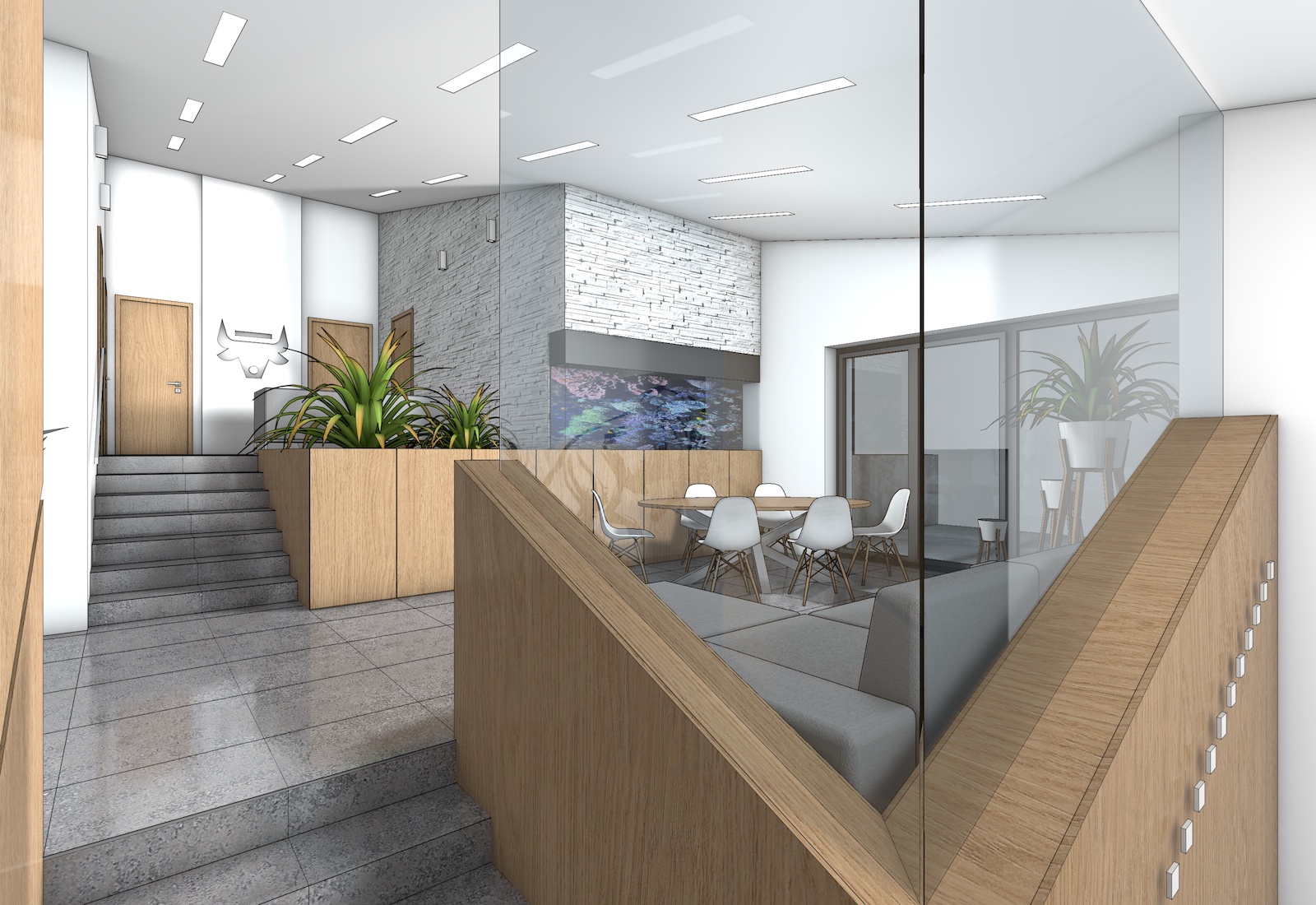Office building interior - Olešná - Vizualizace 10