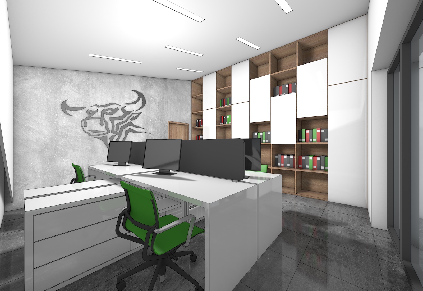 Office building interior - Olešná - Vizualizace 16