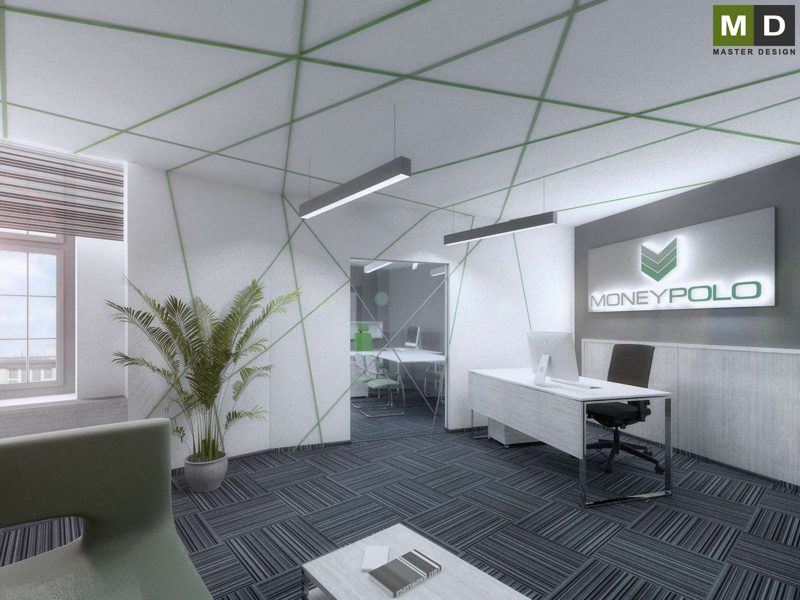 Interior design of office space - Praha Holešovice  - Vizualizace 4