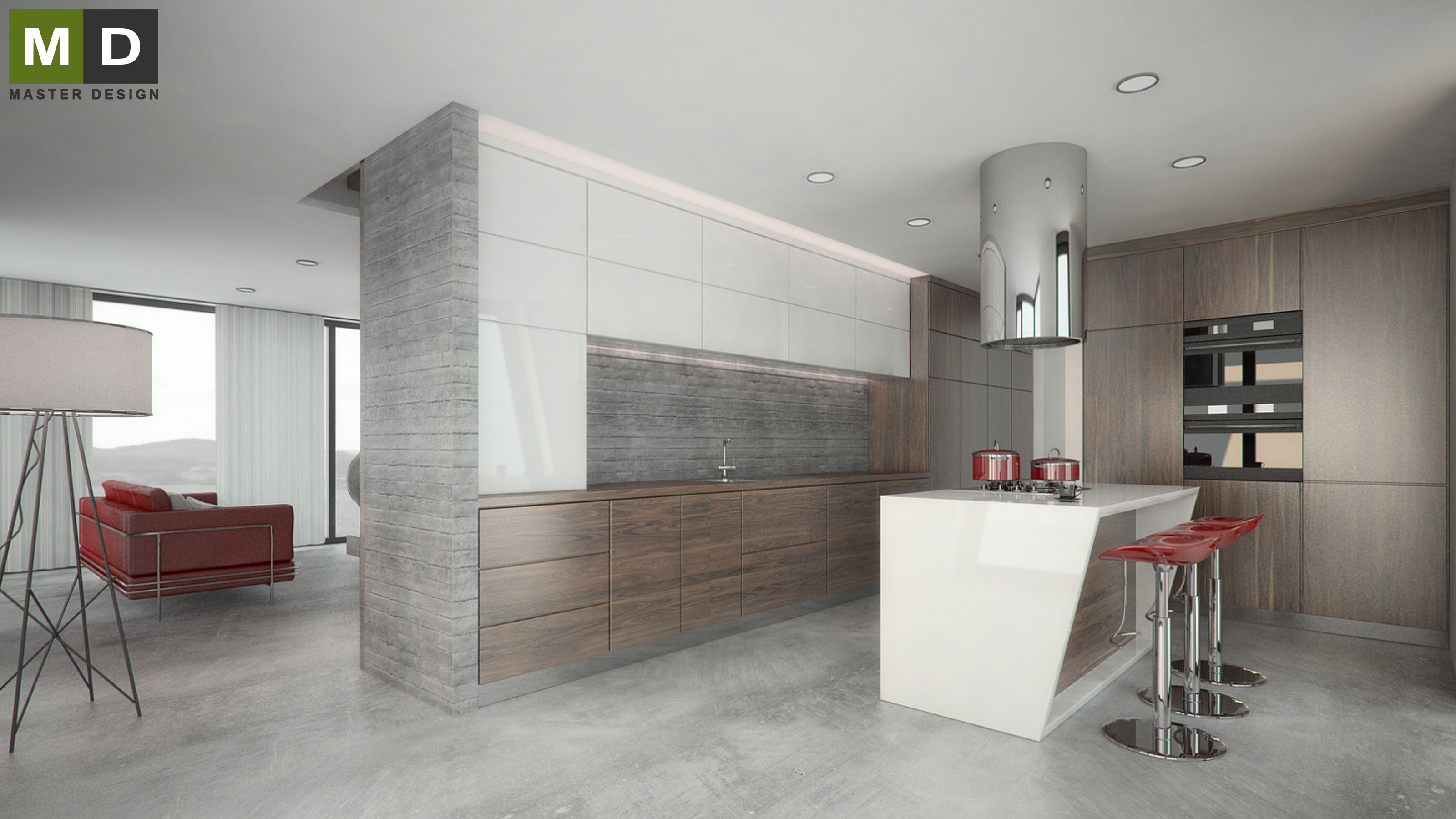 Luxury house interior - Beroun - Vizualizace 2