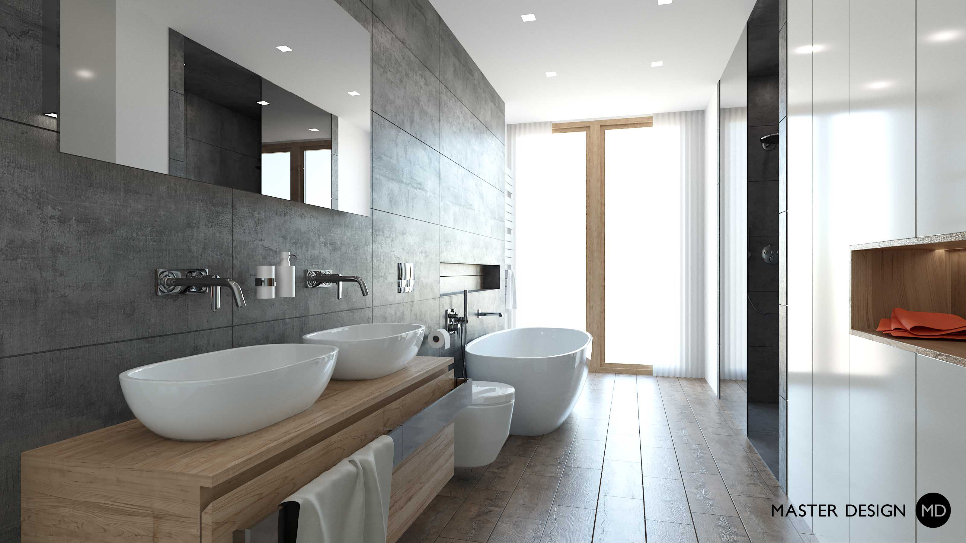 Family house interior - Praha Slivenec - Vizualizace 2