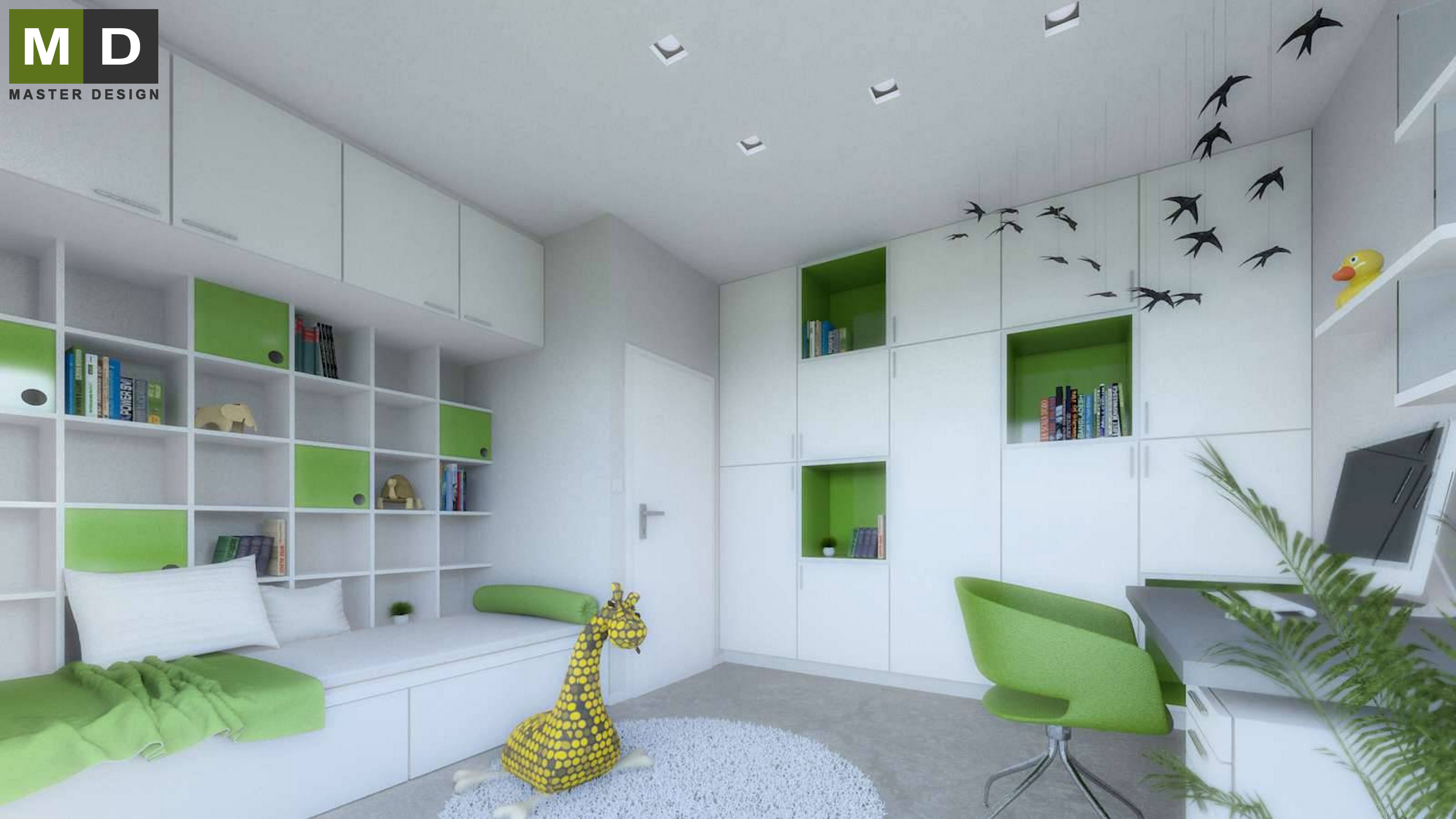 Family house interior - Pstruží - Vizualizace 2