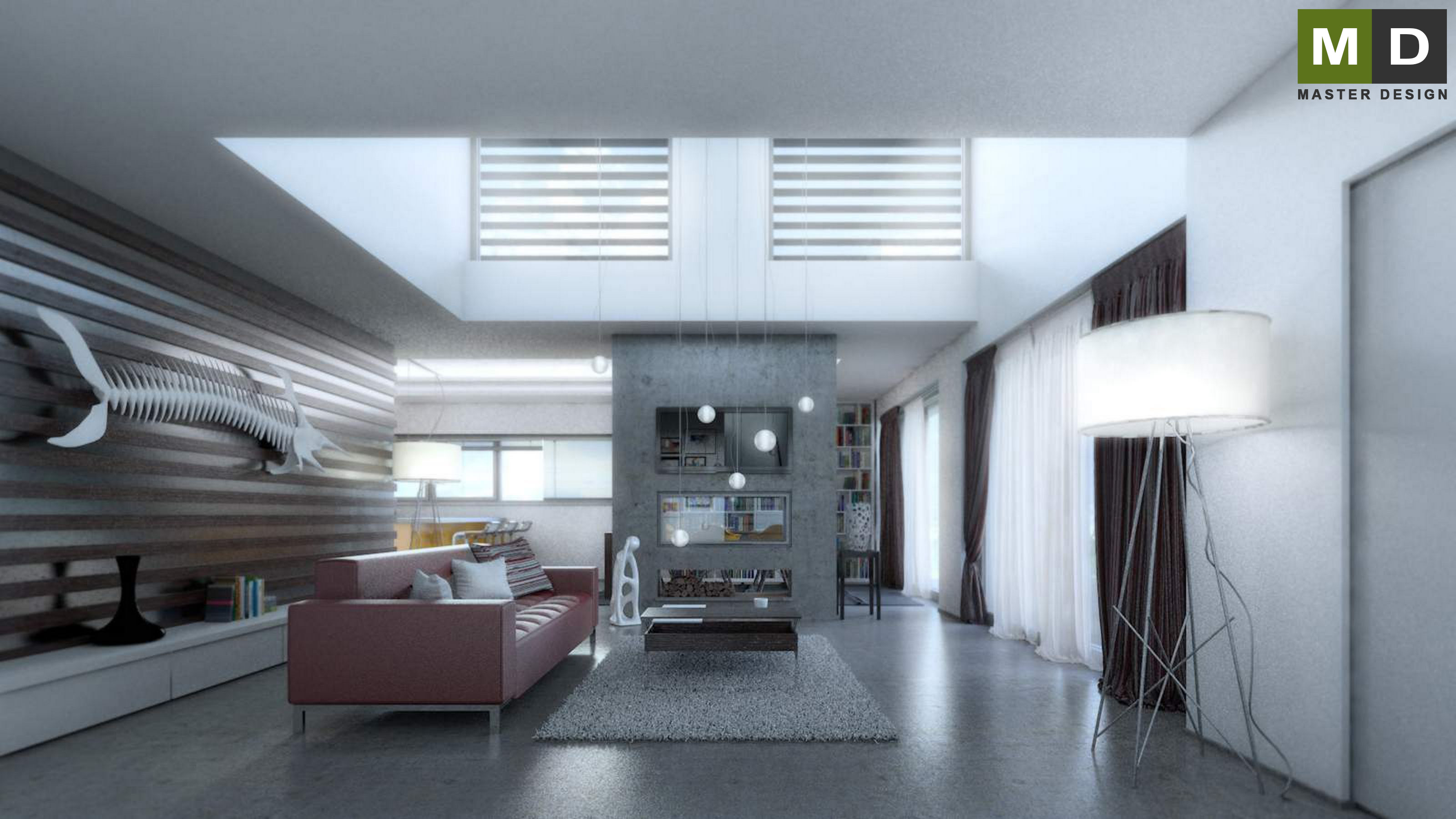 Family house interior - Budišovice - Vizualizace 1