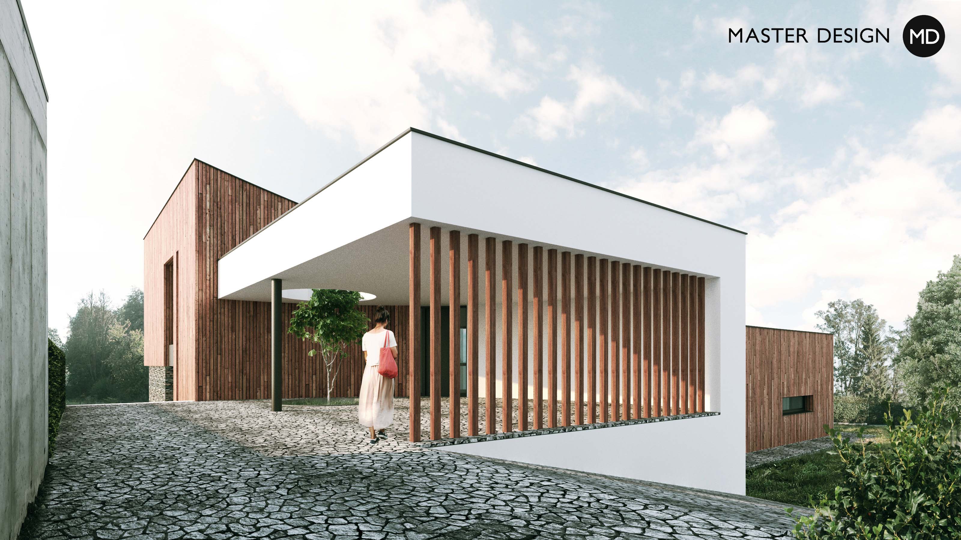 Rounded house close to the forest with wellness and wine cellar - Ostrava Poruba - Vizualizace 3