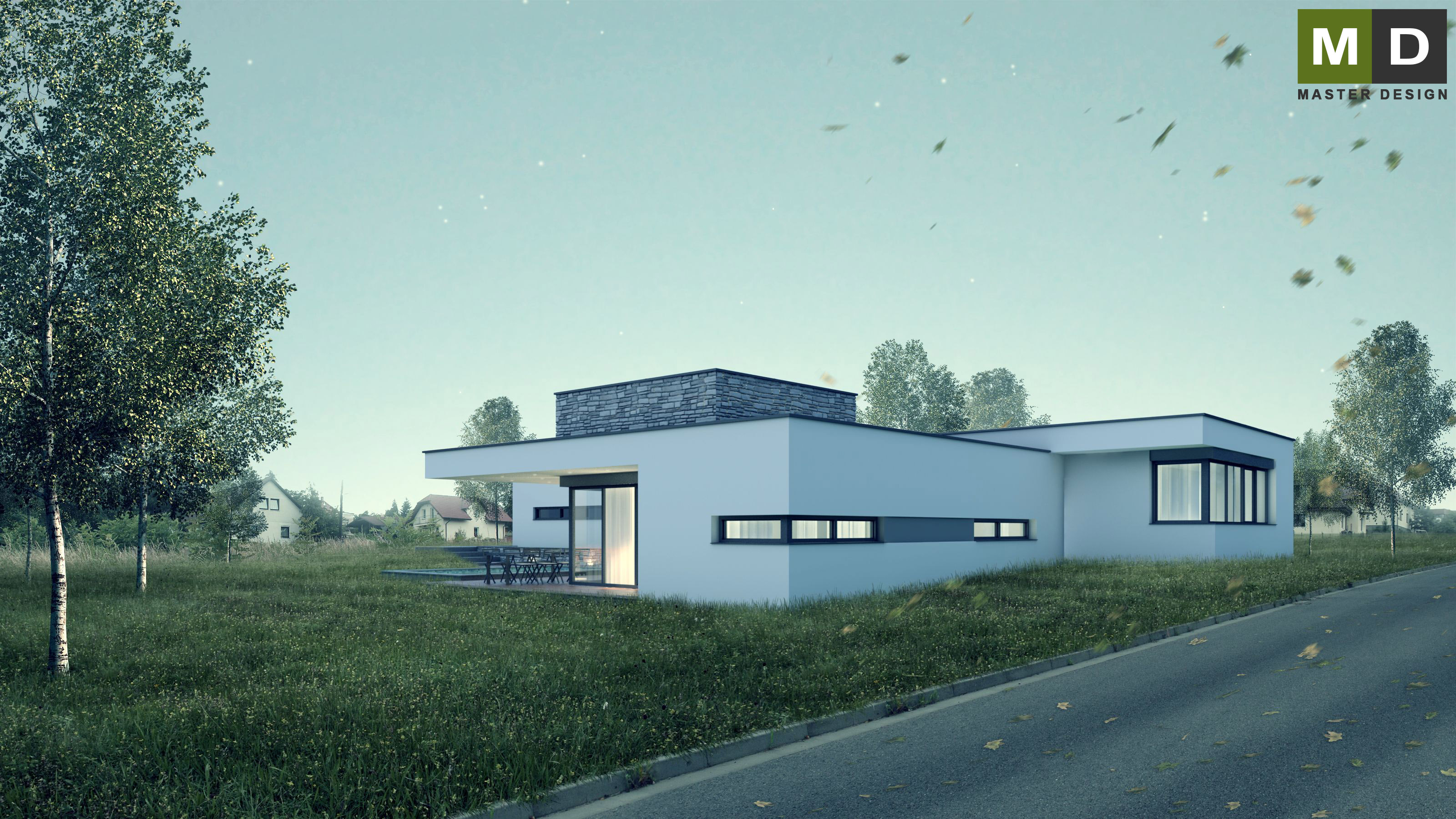 Luxury low energy bungalow with garage - Černošice - Vizualizace 4