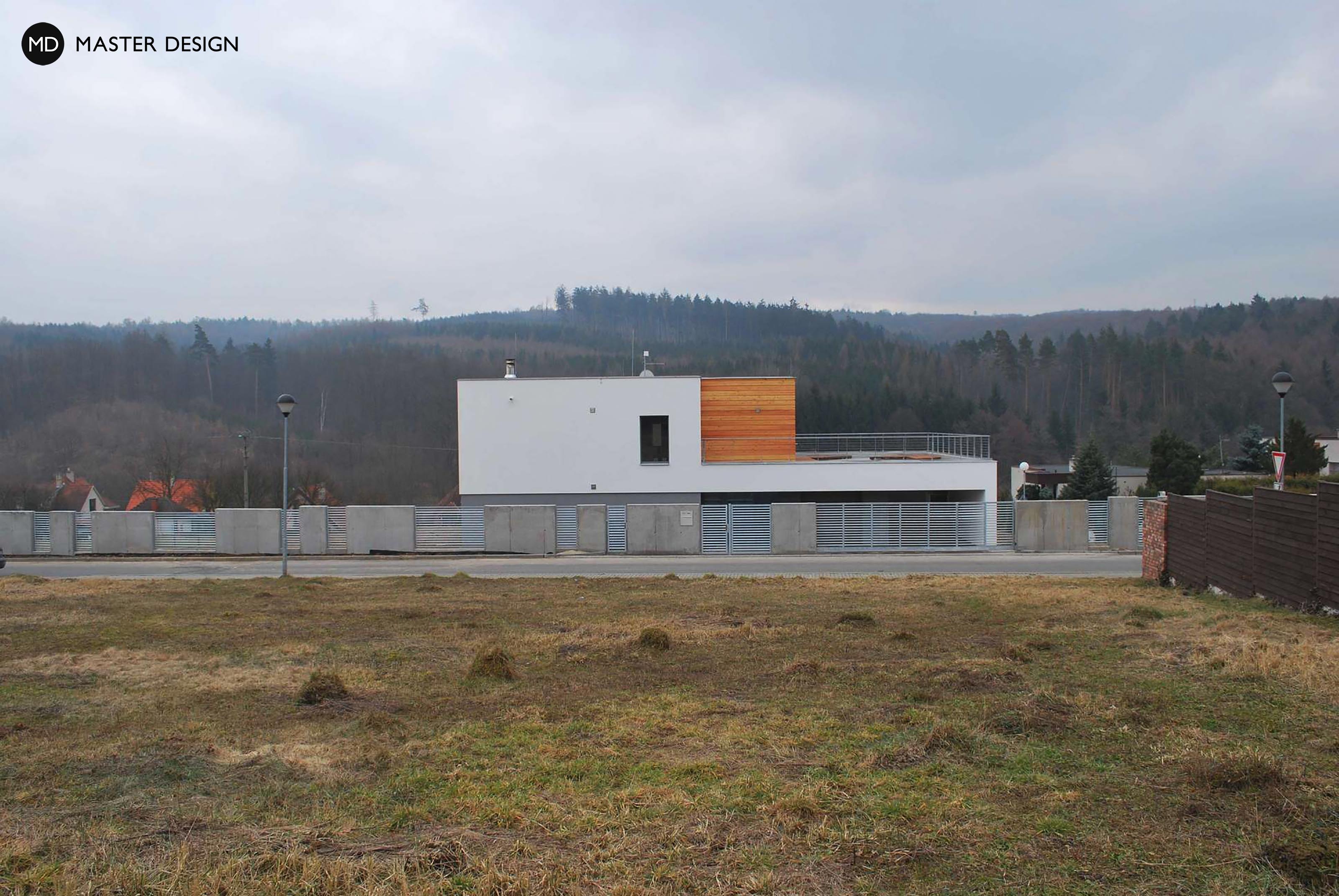 Luxusní dům se střešní terasou a dřevěným obkladem - Kostelec u Zlína - Vizualizace 3