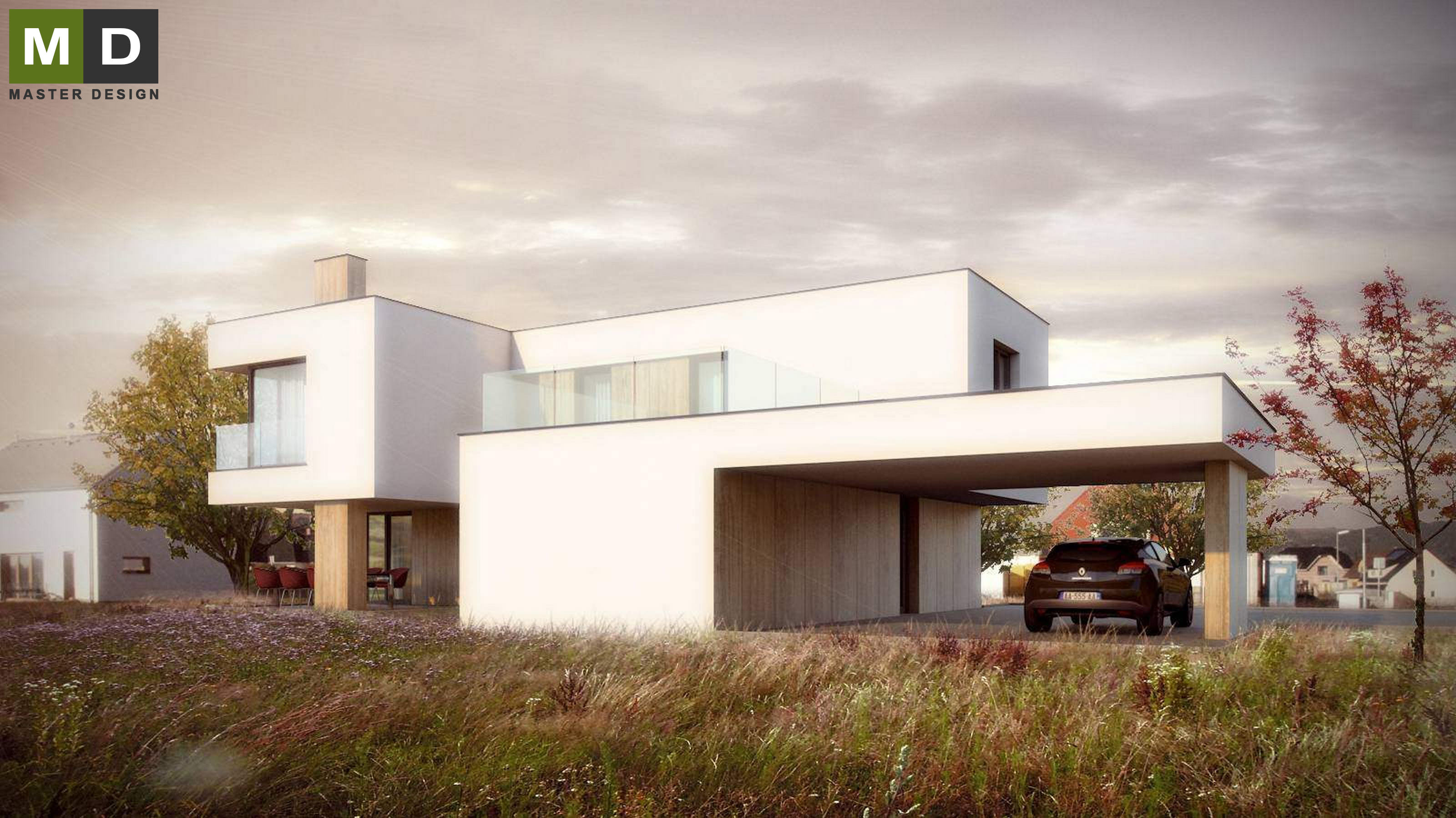 Luxury low energy house with a covered parking space - Levín u Berouna - Vizualizace 3