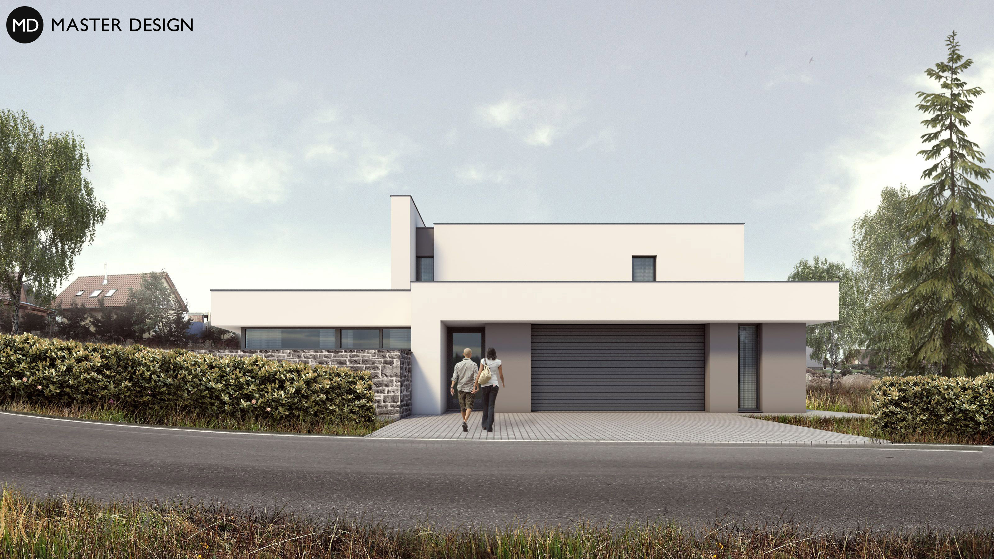 Luxury three-storey house with indoor swimming pool - Tovéř u Olomouce - Vizualizace 4