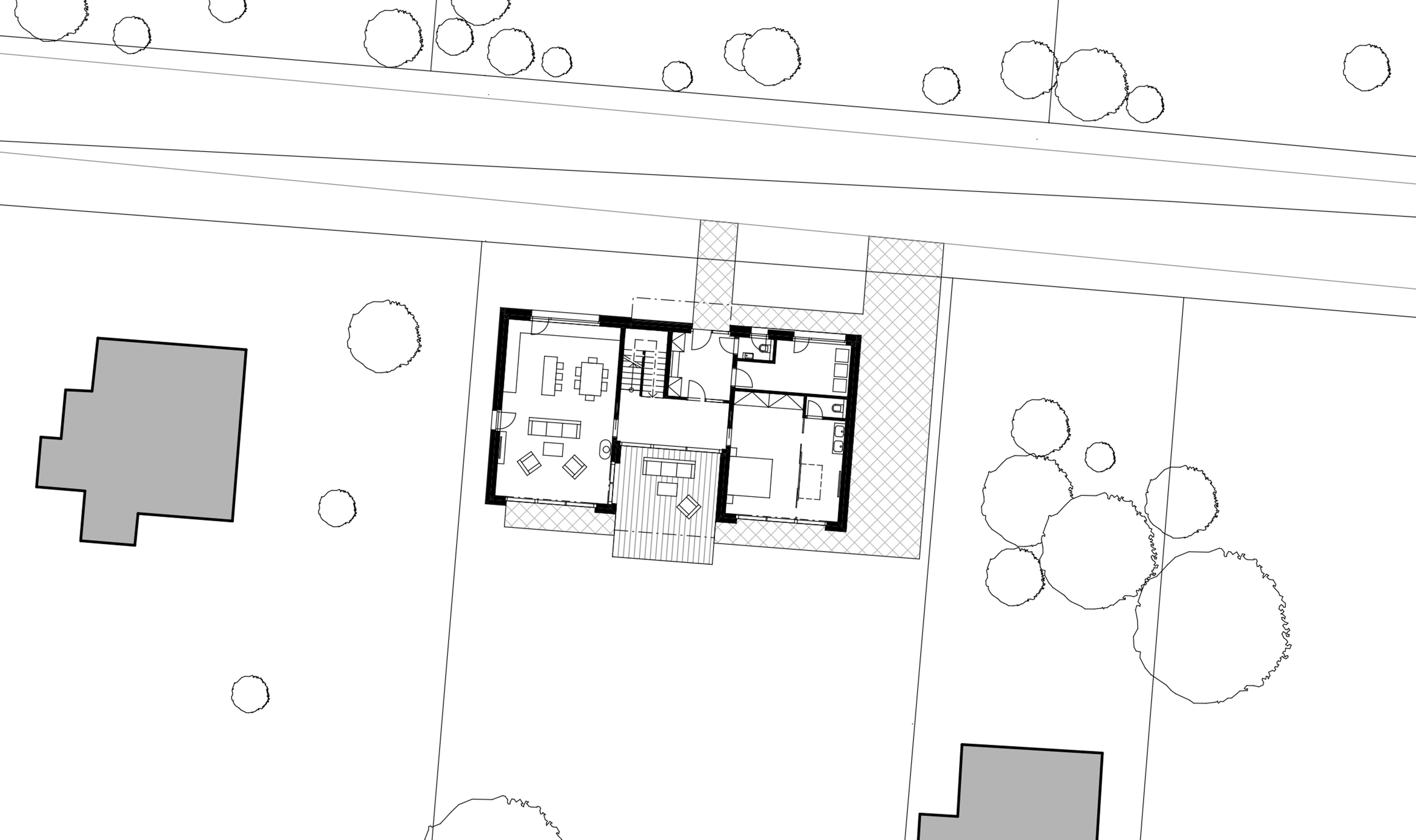 Small modern house with glazed front walls - Zvole - Vizualizace 4