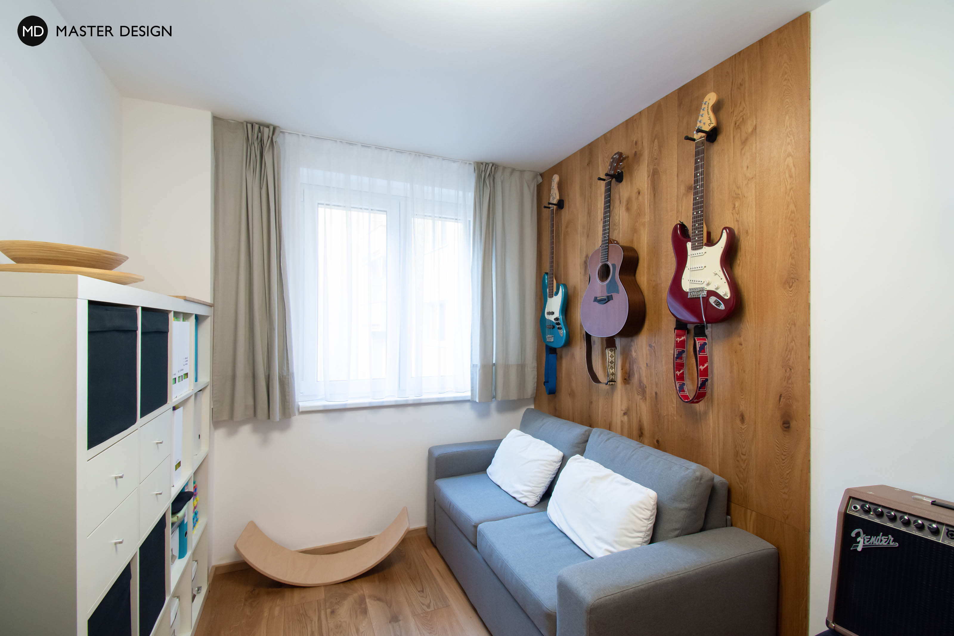 Moderní byt s dubovým srdcem pro mladou rodinu - Praha Holešovice - Vizualizace 19