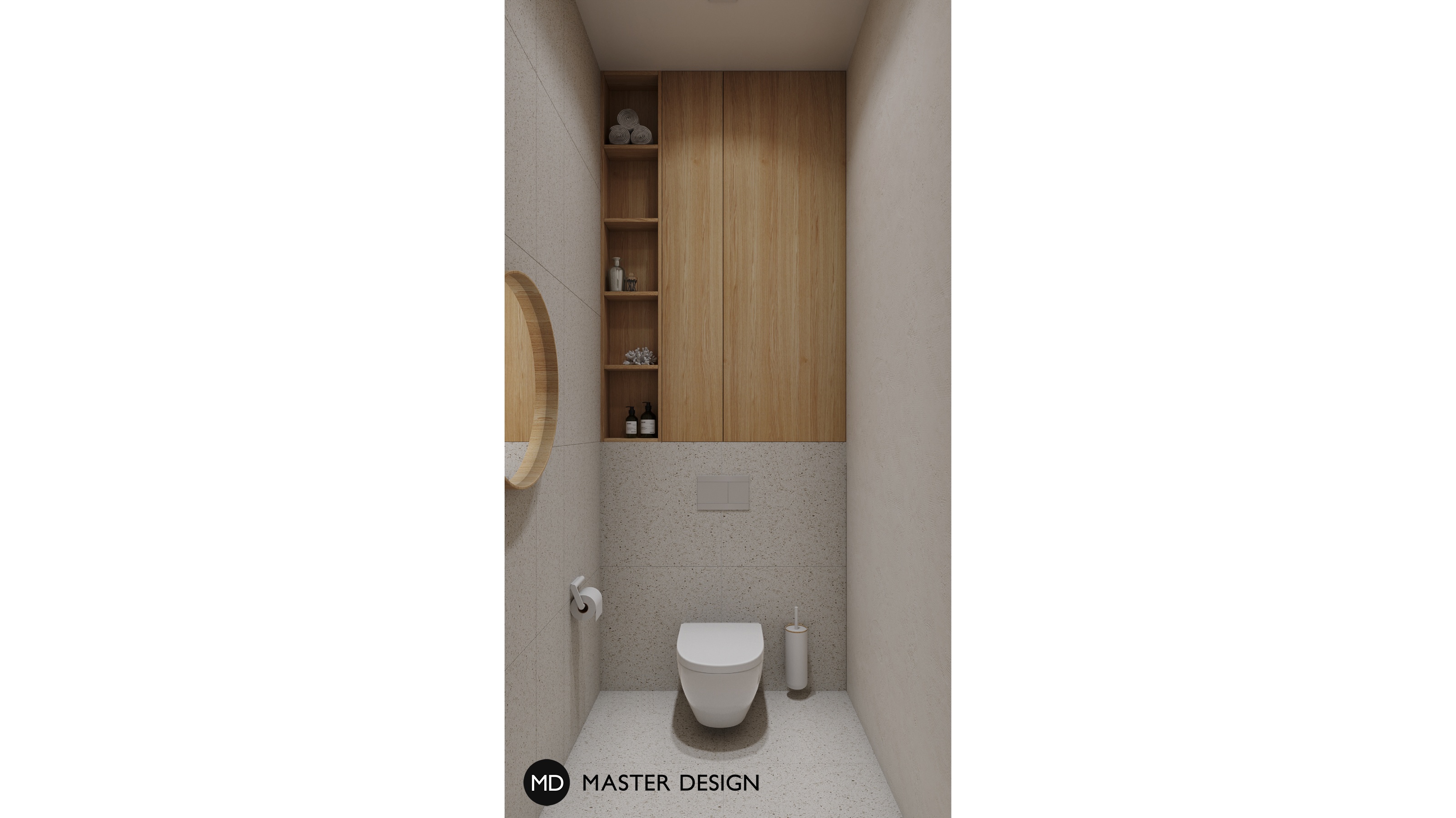 Návrh koupelen moderního rodinného domu - Horoměřice - Vizualizace 8