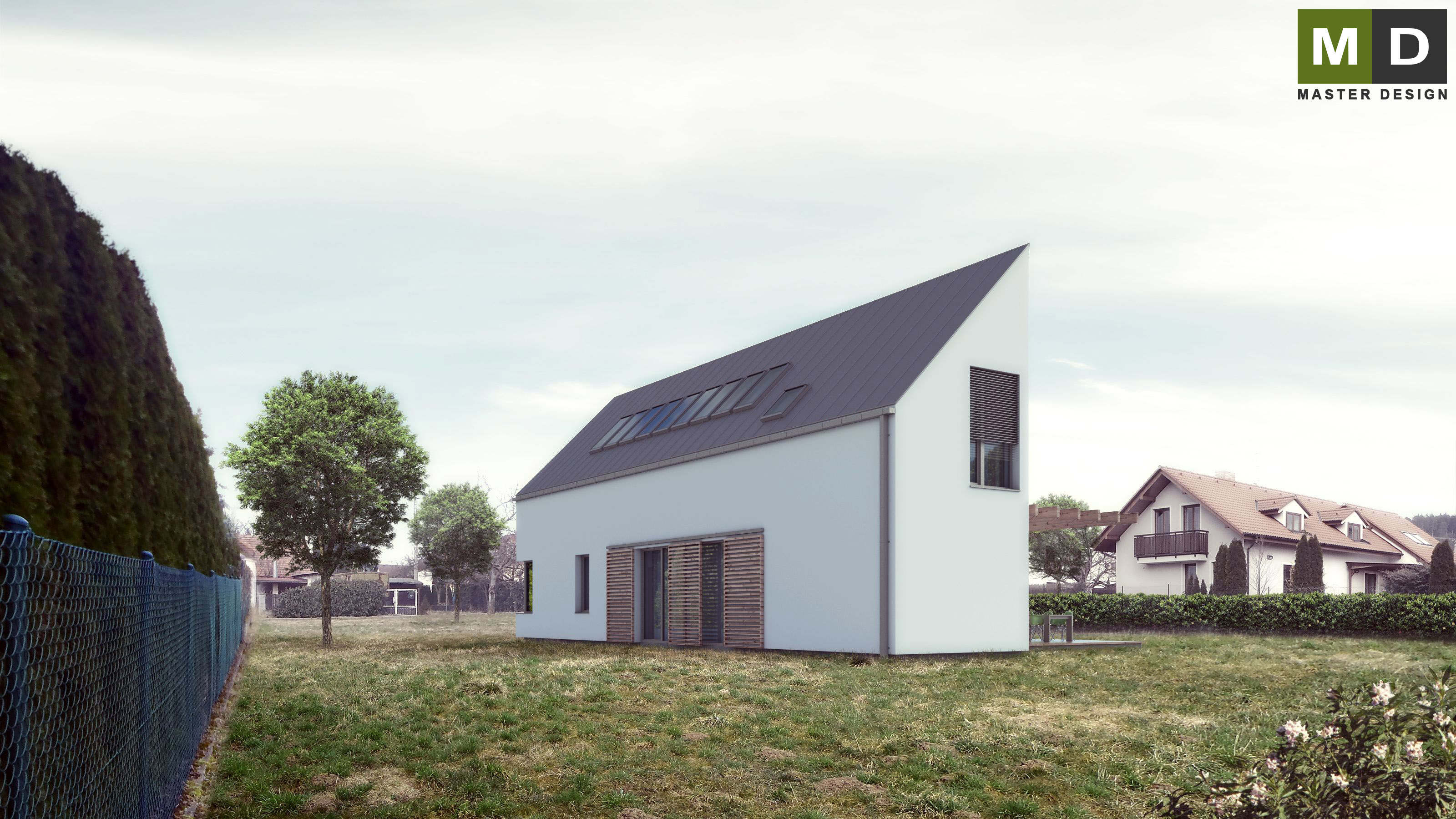 Low energy bungalow with a gable roof - Tovéř u Olomouce - Vizualizace 5