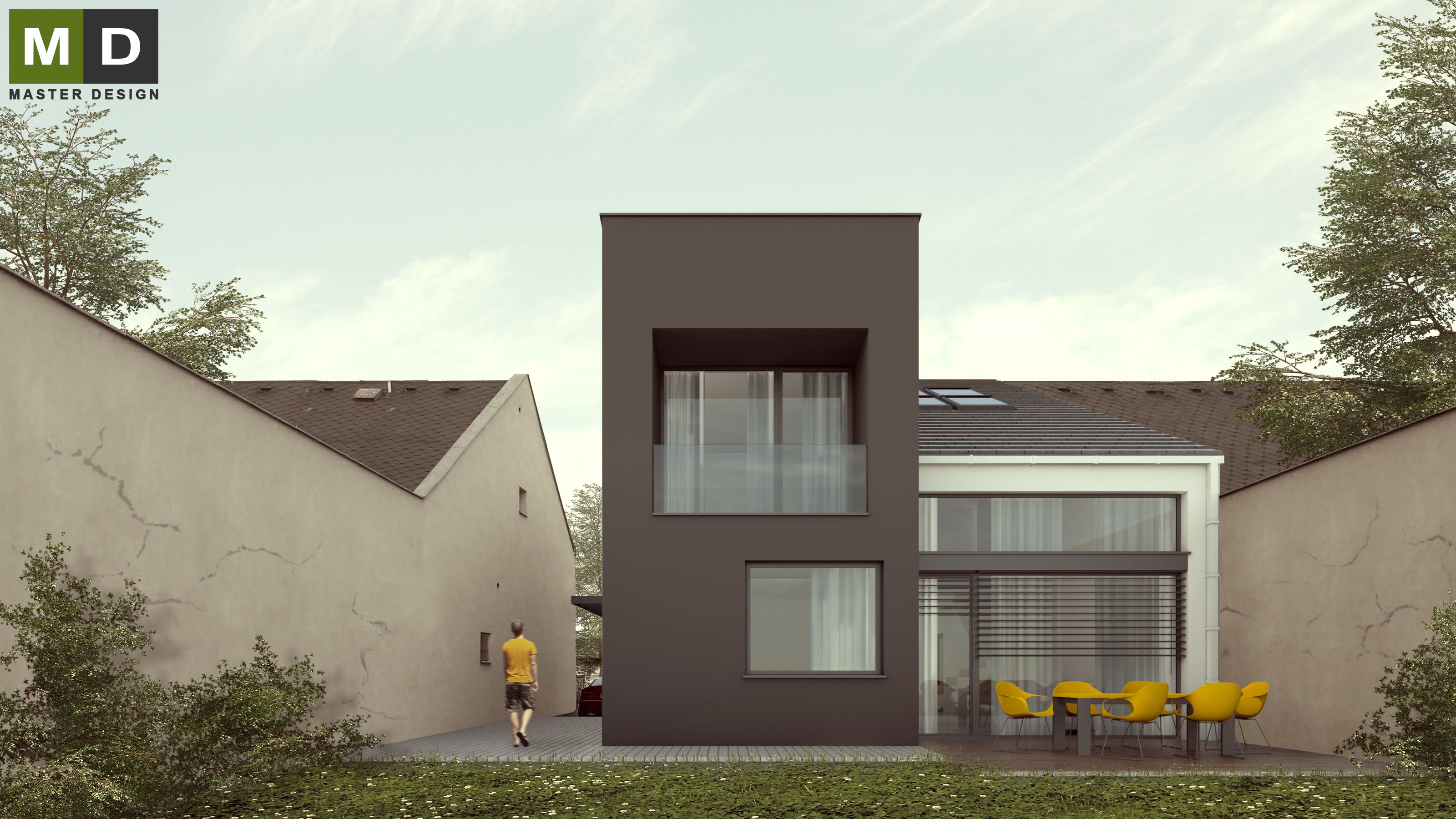 Low-energy terraced house - Horní Počernice - Vizualizace 1