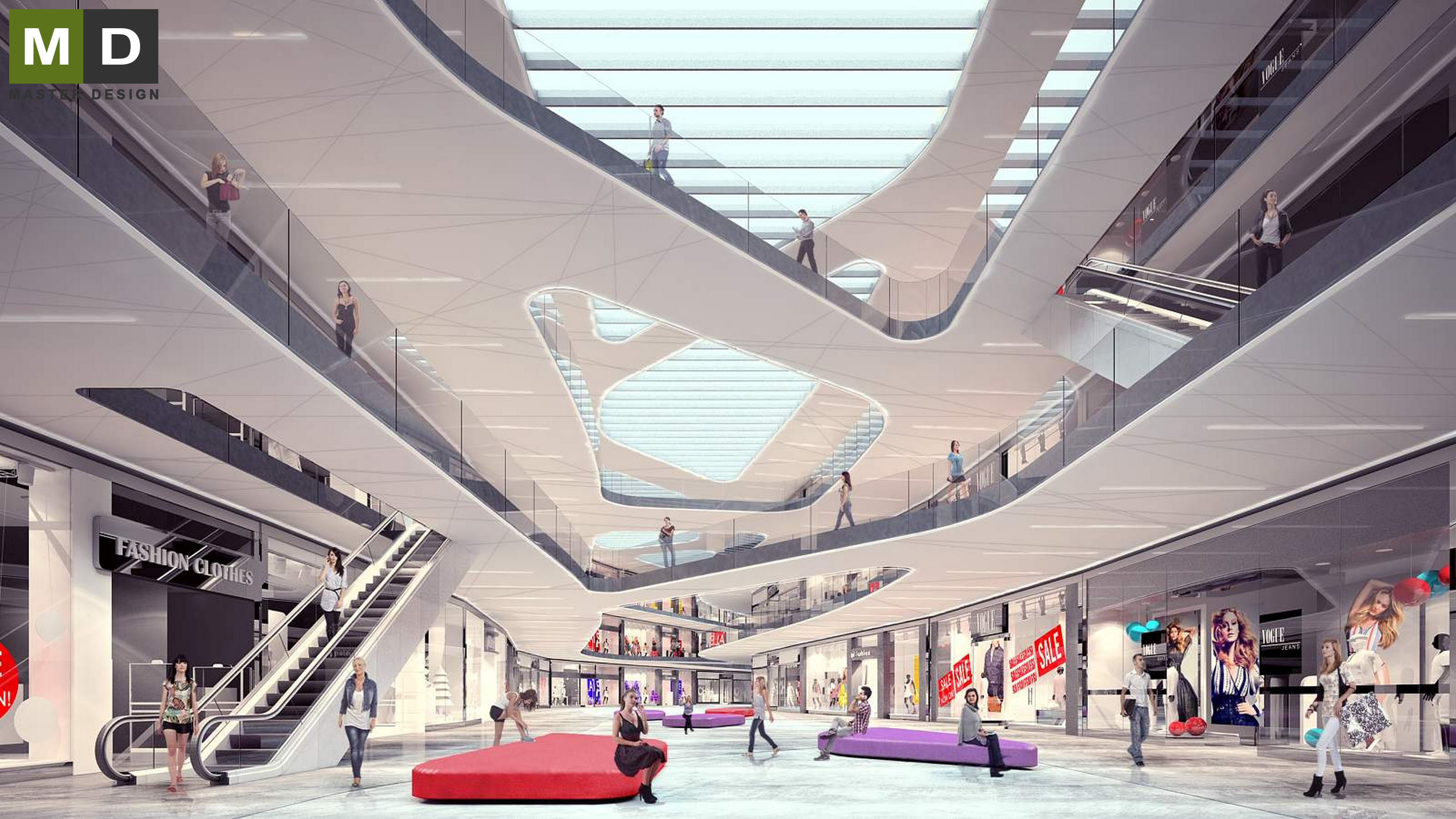 Obchodní centrum - Liberec - Vizualizace 1