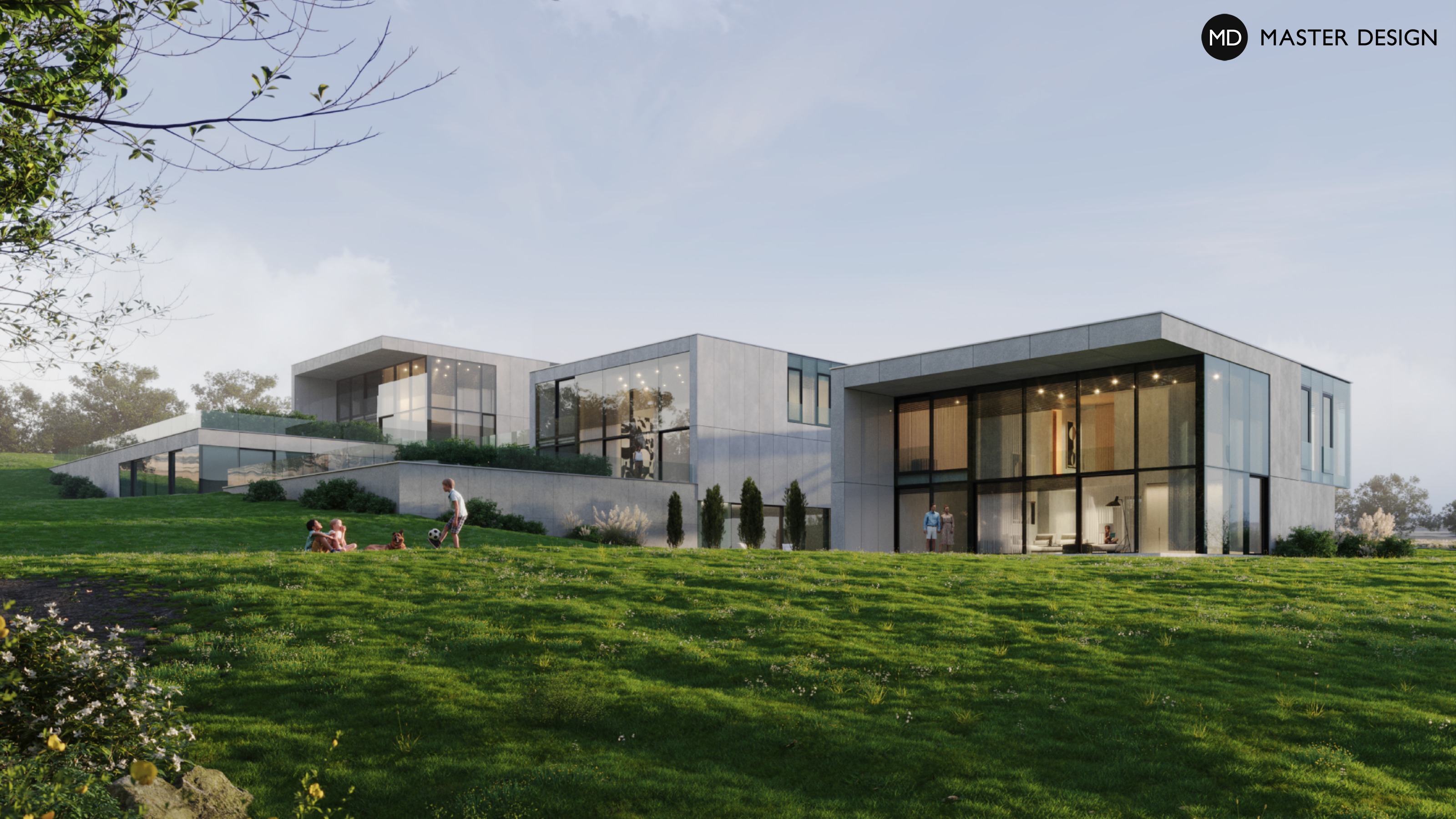 Penzion ve svahu se společným wellness - Klimkovice - Vizualizace 1