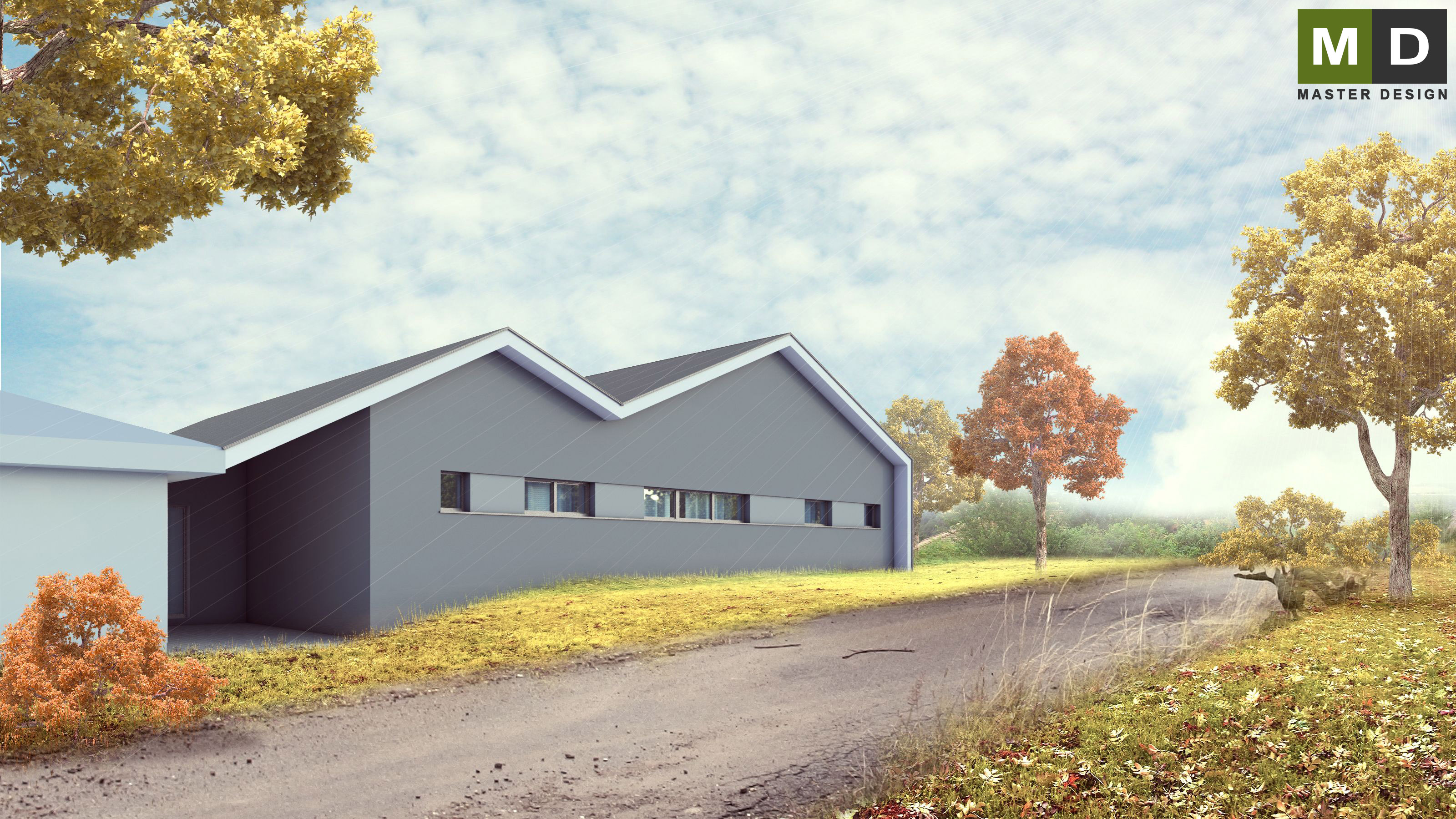 Extension of the family house with stone facing - Statenice u Prahy - Vizualizace 3