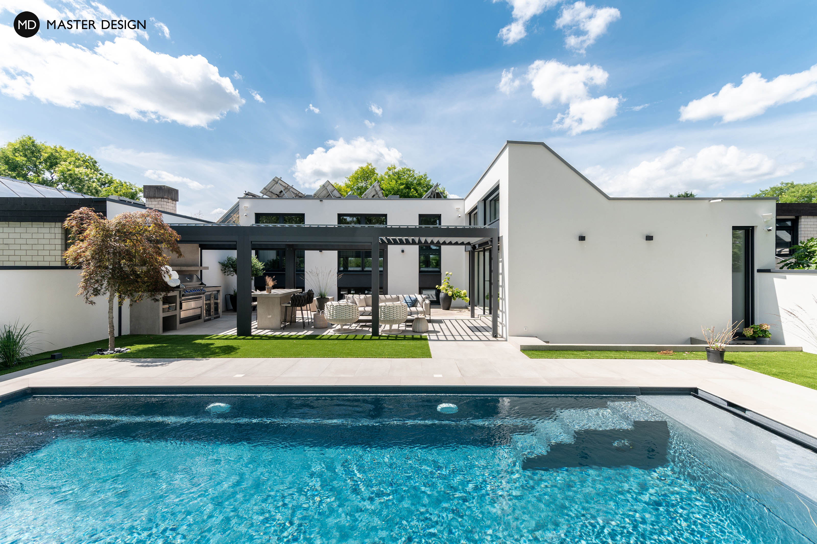 Rekonstrukce luxusního řadového domu s bazénem - Karlsruhe - Vizualizace 1