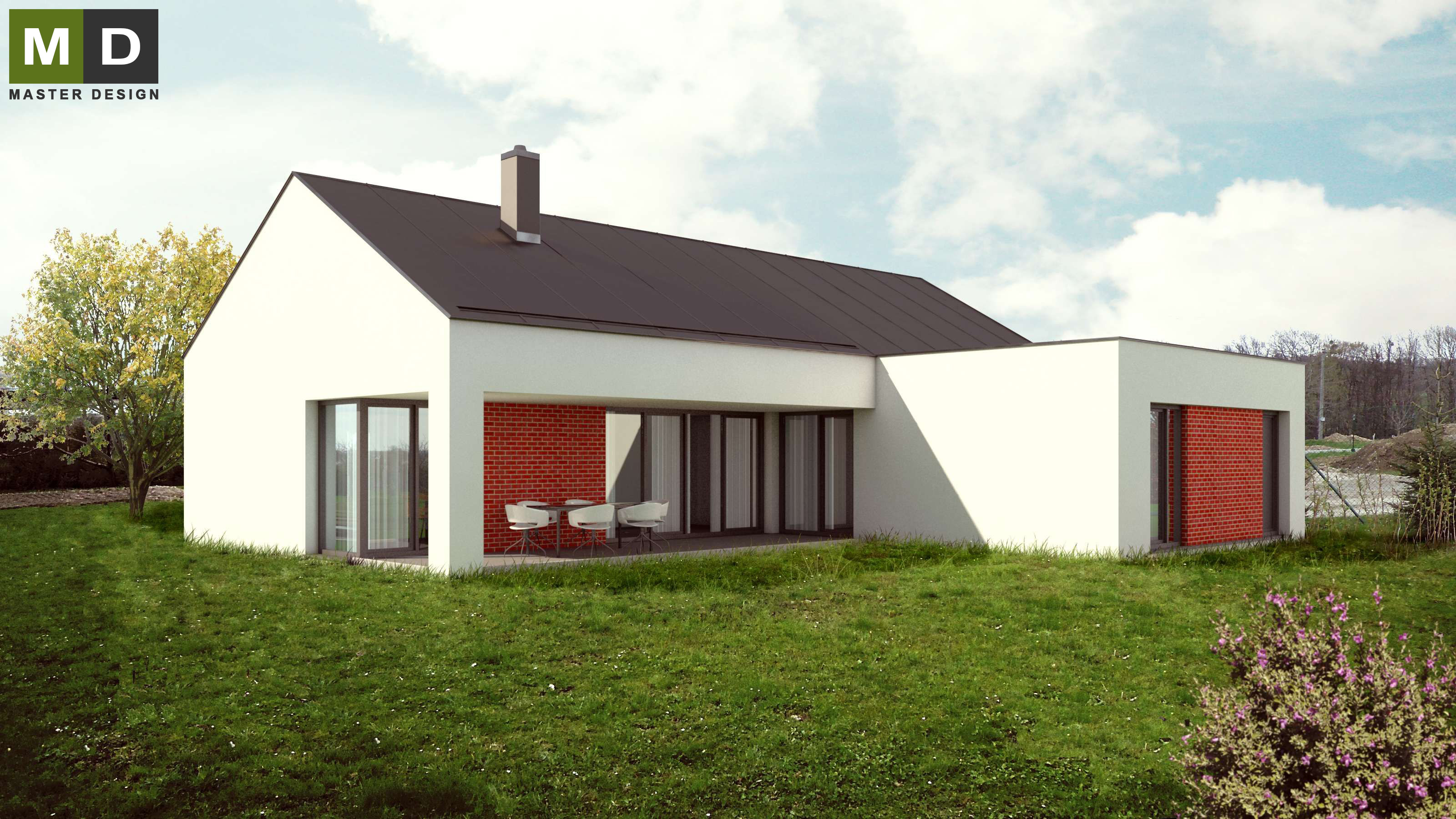 Low energy bungalow with garage - Kyjovice u Opavy - Vizualizace 1