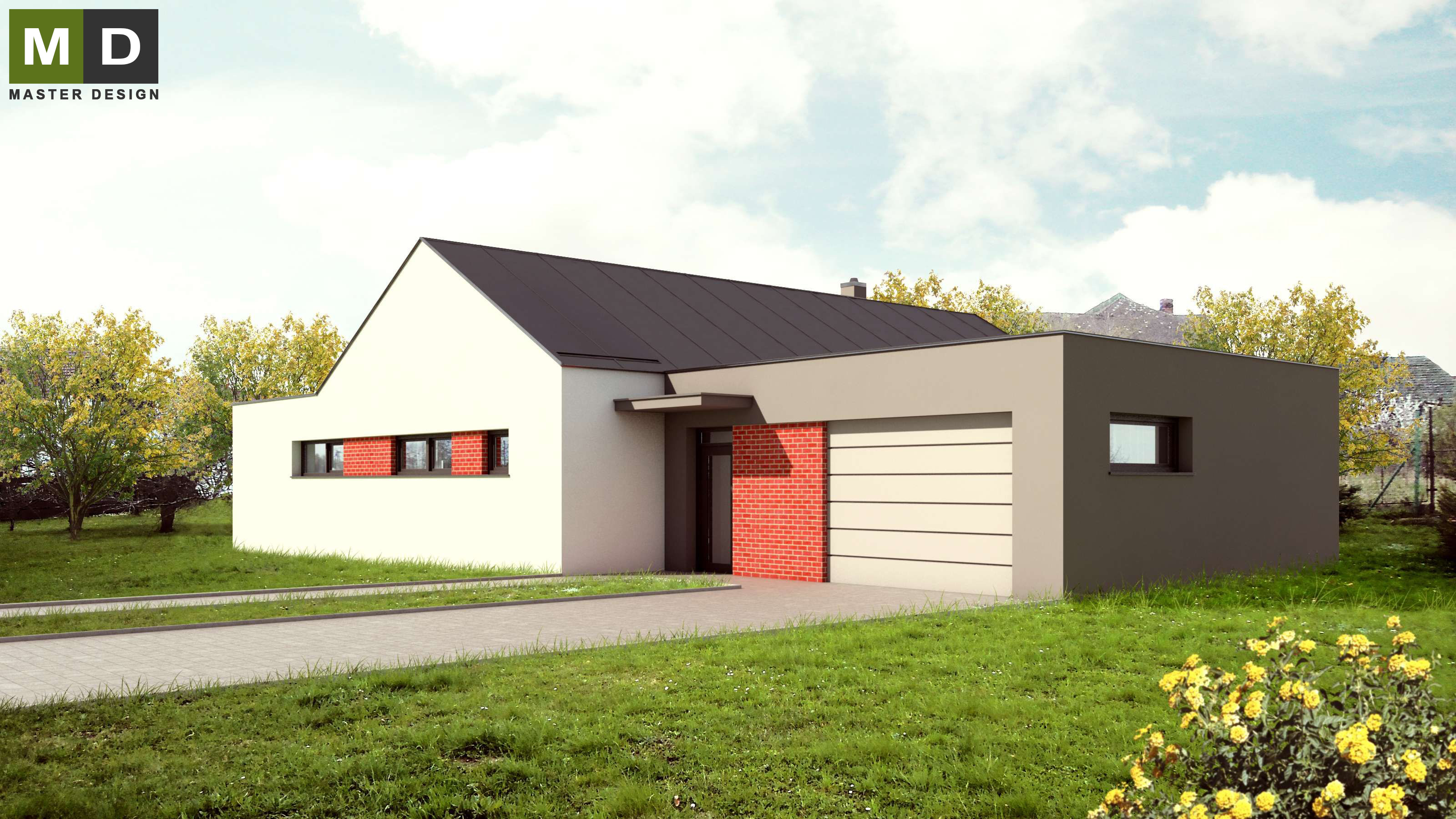 Low energy bungalow with garage - Kyjovice u Opavy - Vizualizace 2