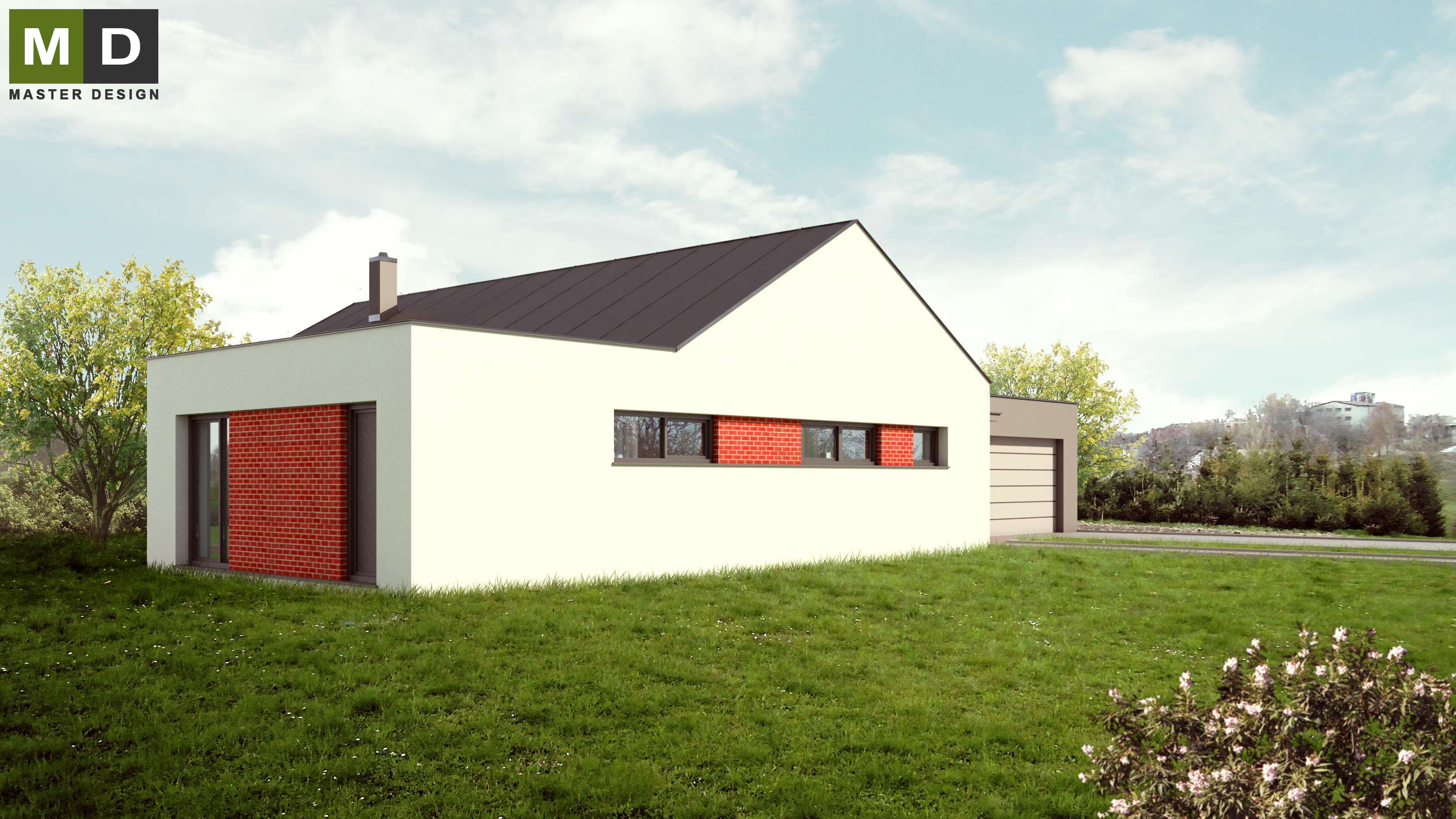 Low energy bungalow with garage - Kyjovice u Opavy - Vizualizace 3