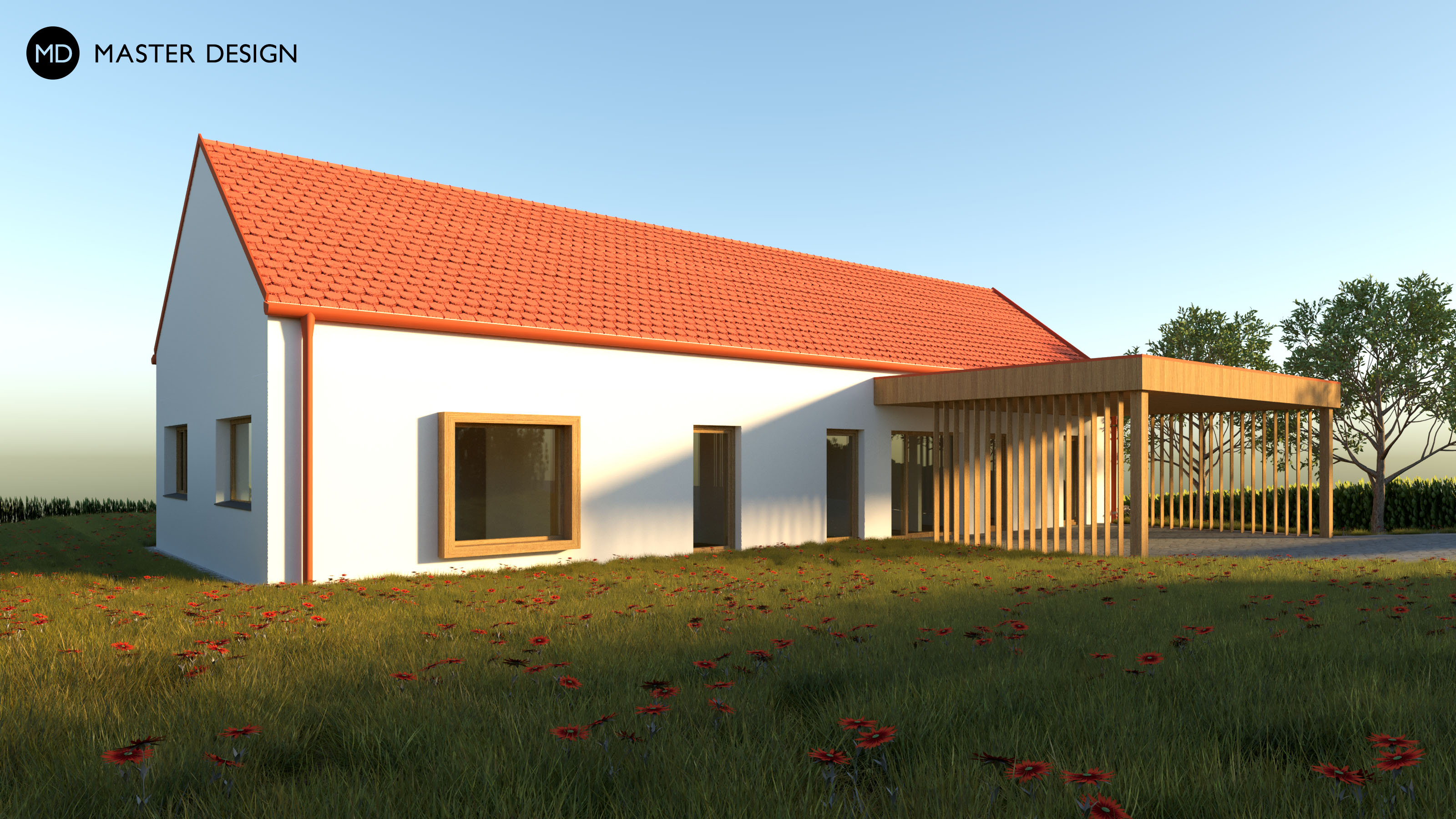 A Family House where the Modern Meets the Traditional – Sulice - Vizualizace 2